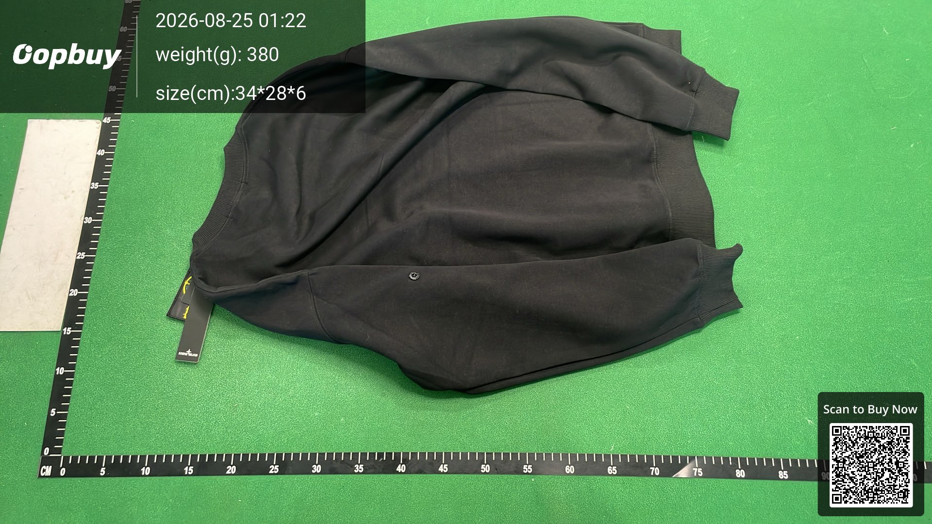 Foto QC 3 de Stone Island Nylon Metal ECONYL Overshirt Jacket Ash Grey