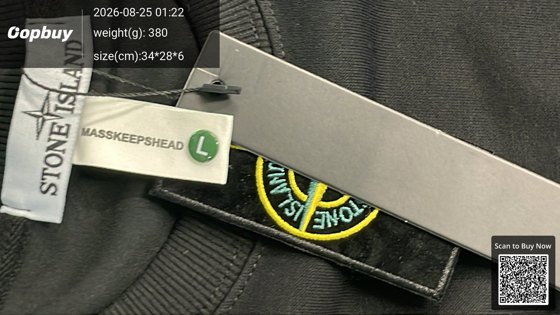 Foto QC 1 de Stone Island Nylon Metal ECONYL Overshirt Jacket Ash Grey