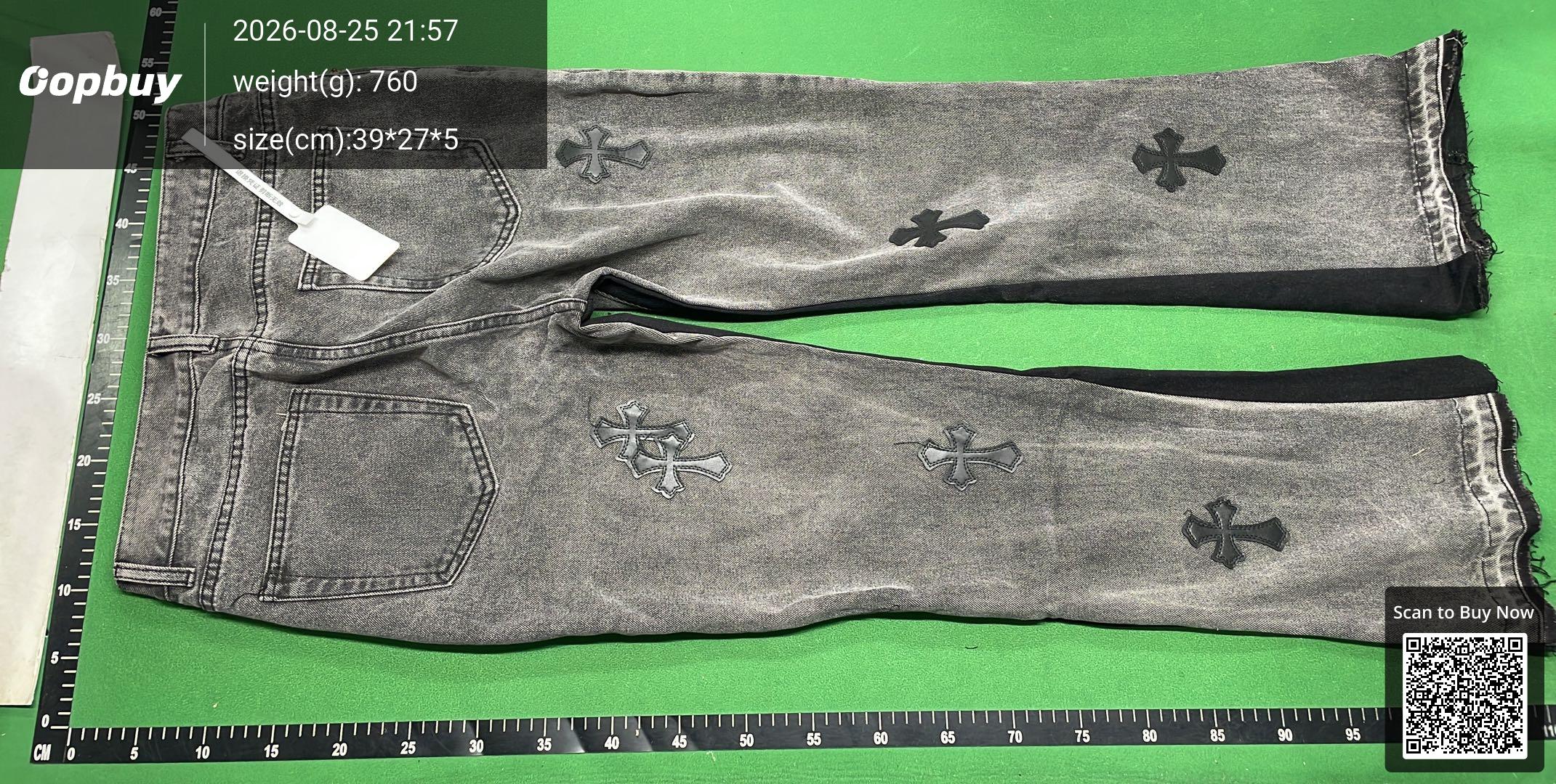 Foto QC 7 de Other Jeans Cross Patchwork Flared Washed Black