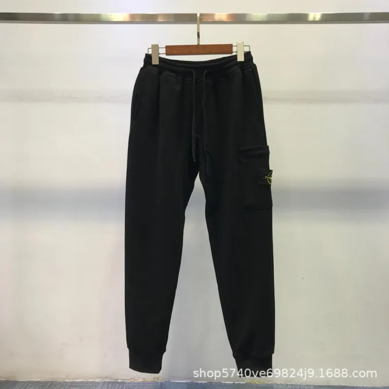 Stone Island Sweatpants Cargo Black