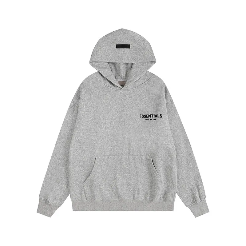 Fear of God Essentials Fleece Hoodie Sweater Heather Grey
