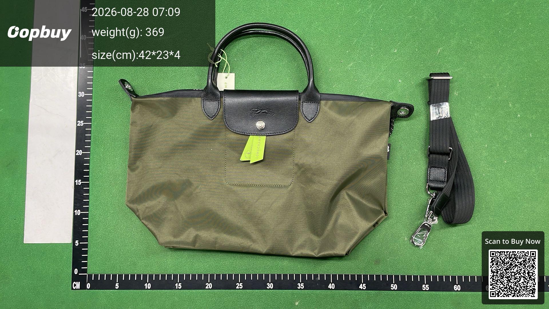 Foto QC 4 de Longchamp Le Pliage Energy Handbag S Khaki