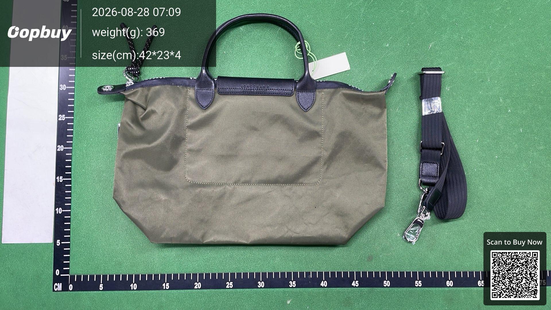 Foto QC 5 de Longchamp Le Pliage Energy Handbag S Khaki