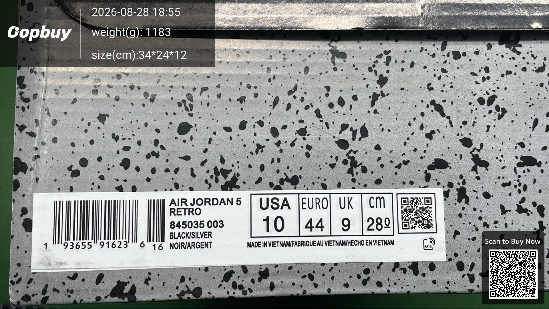 Foto QC 2 de Jordan 5 Retro SP A Ma Maniere Dawn FZ5758-004
