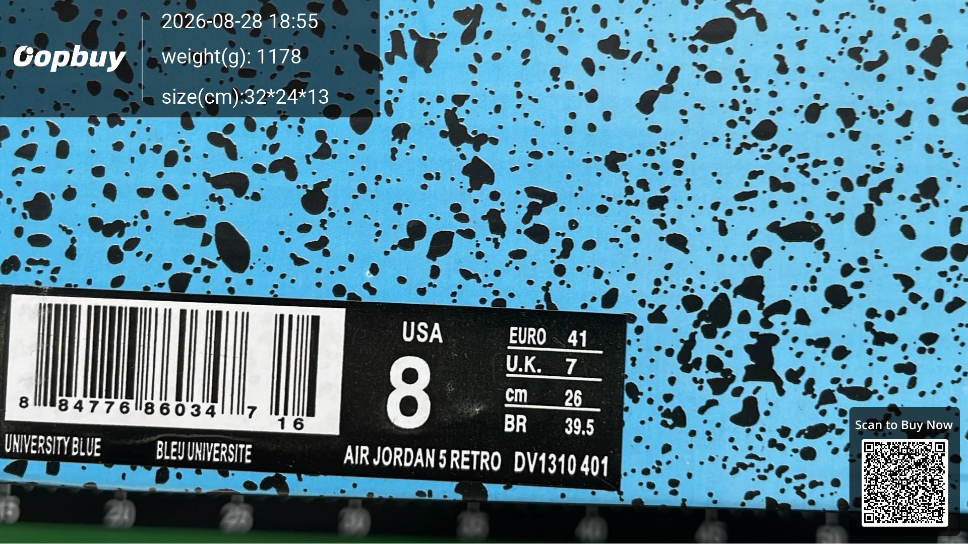 Foto QC 8 de Jordan 5 Retro SP A Ma Maniere Dawn FZ5758-004