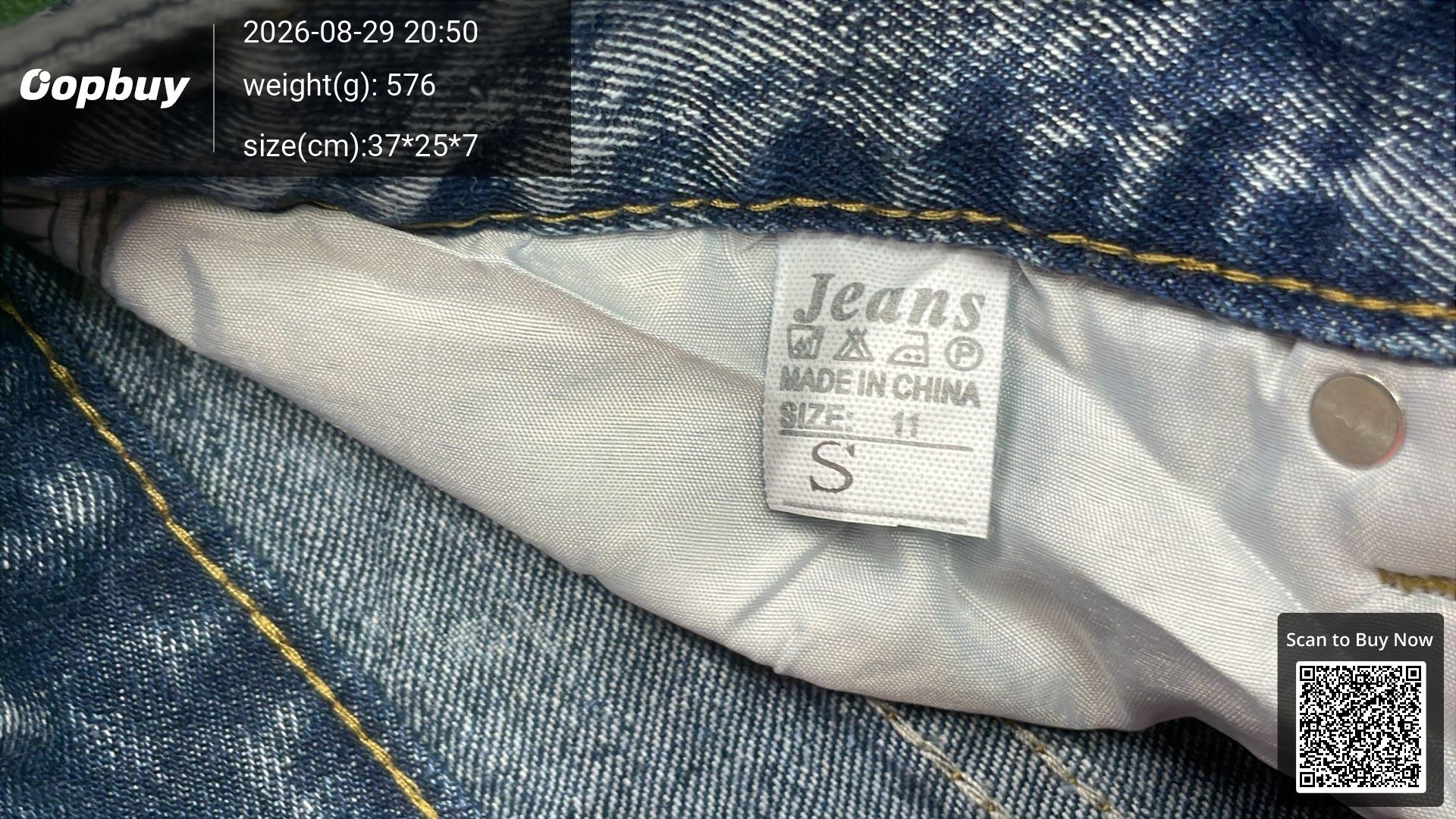 Foto QC 5 de Unbranded Cleanfit Jeans 517 Style Micro Flare Vintage Washed Ice Blue