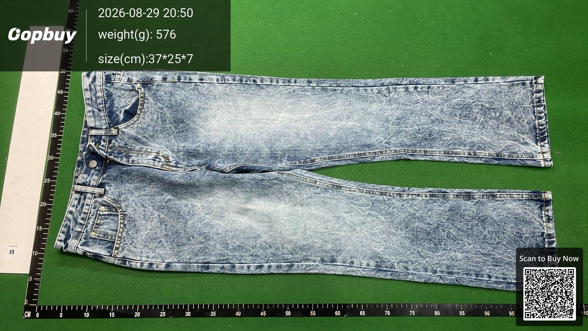 Foto QC 6 de Unbranded Cleanfit Jeans 517 Style Micro Flare Vintage Washed Ice Blue