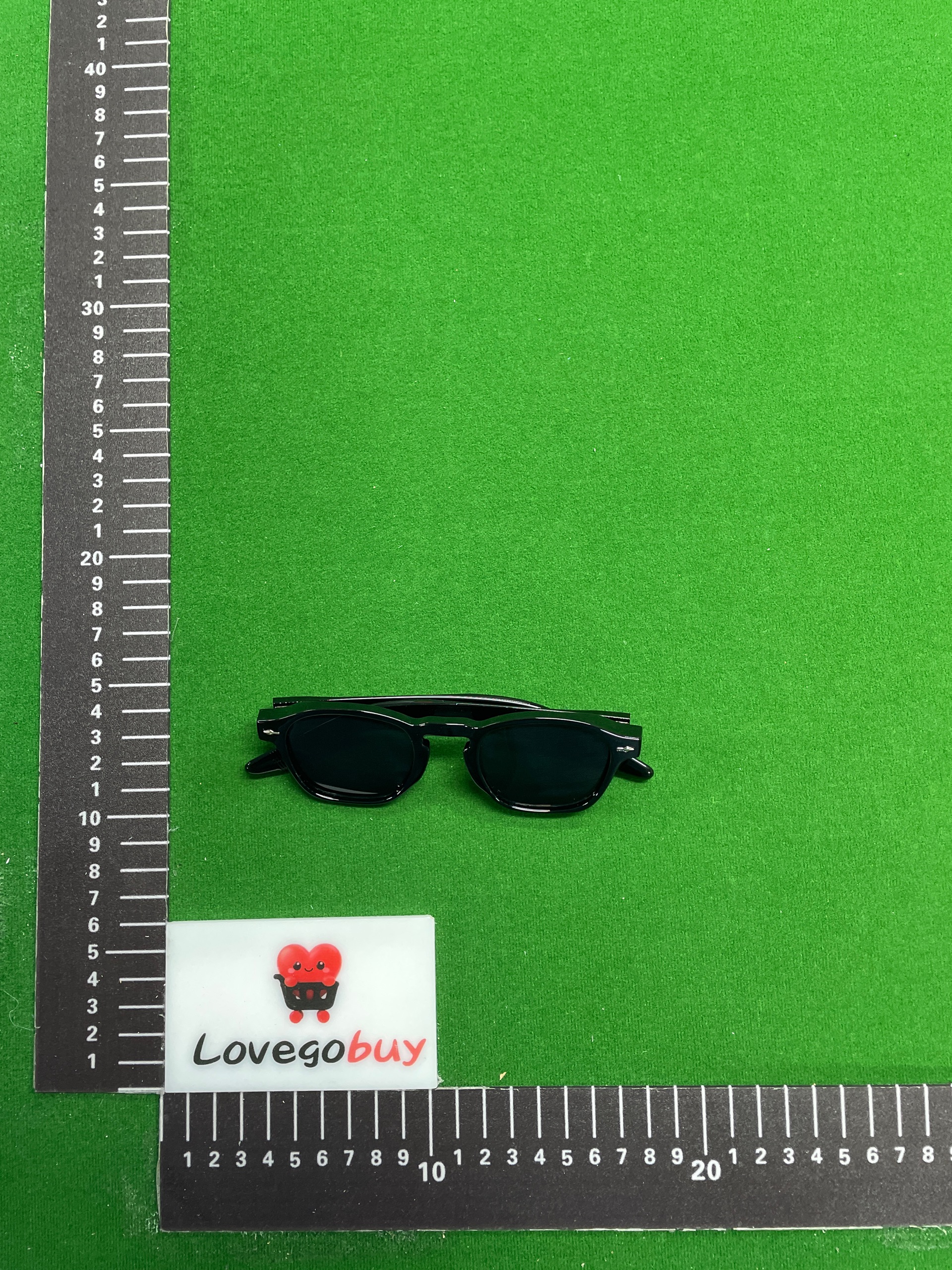 Foto QC 1 de Unbranded Square-Frame Acetate Sunglasses Transparent Grey Grey (3349)