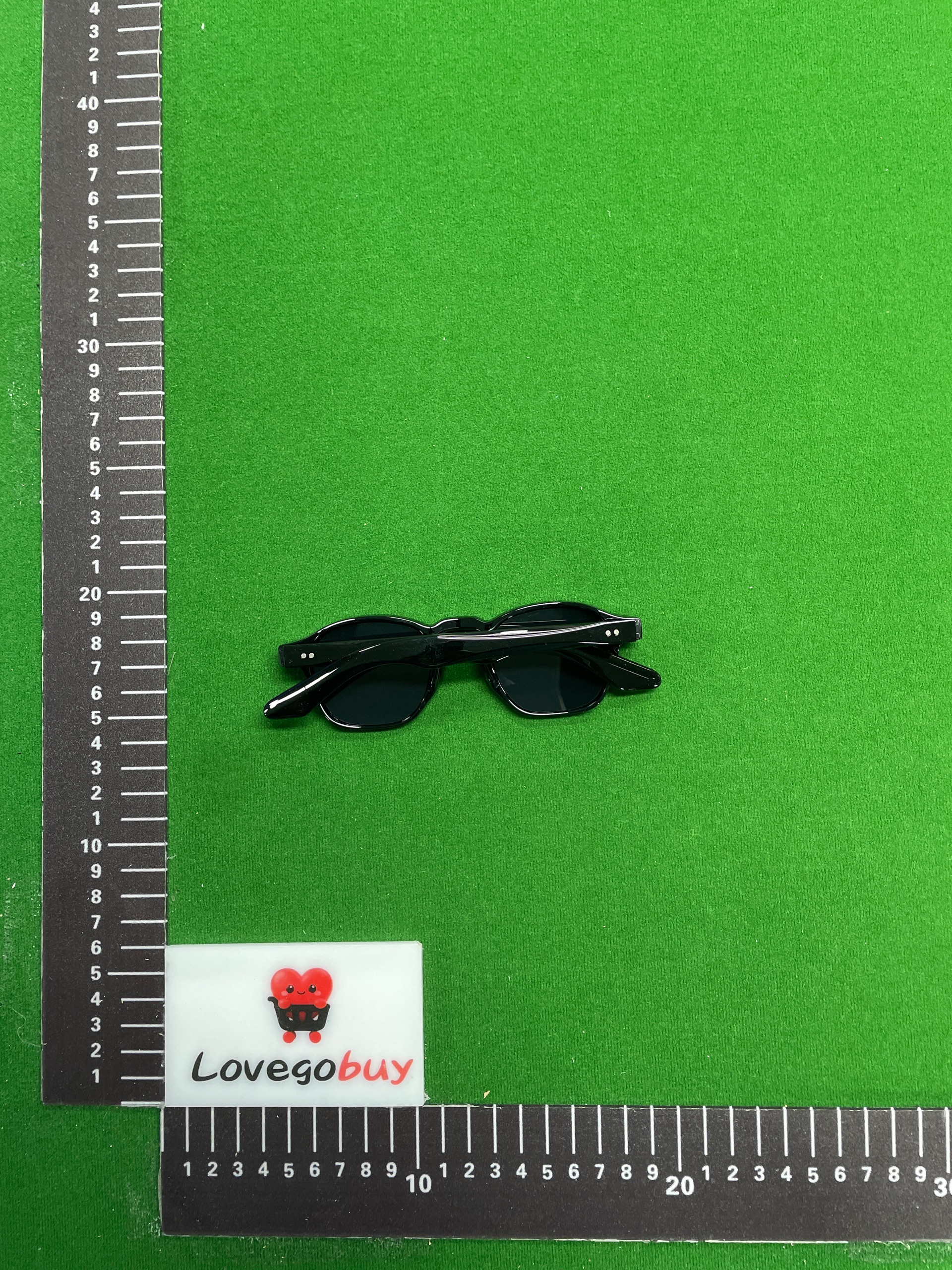 Foto QC 2 de Unbranded Square-Frame Acetate Sunglasses Transparent Grey Grey (3349)