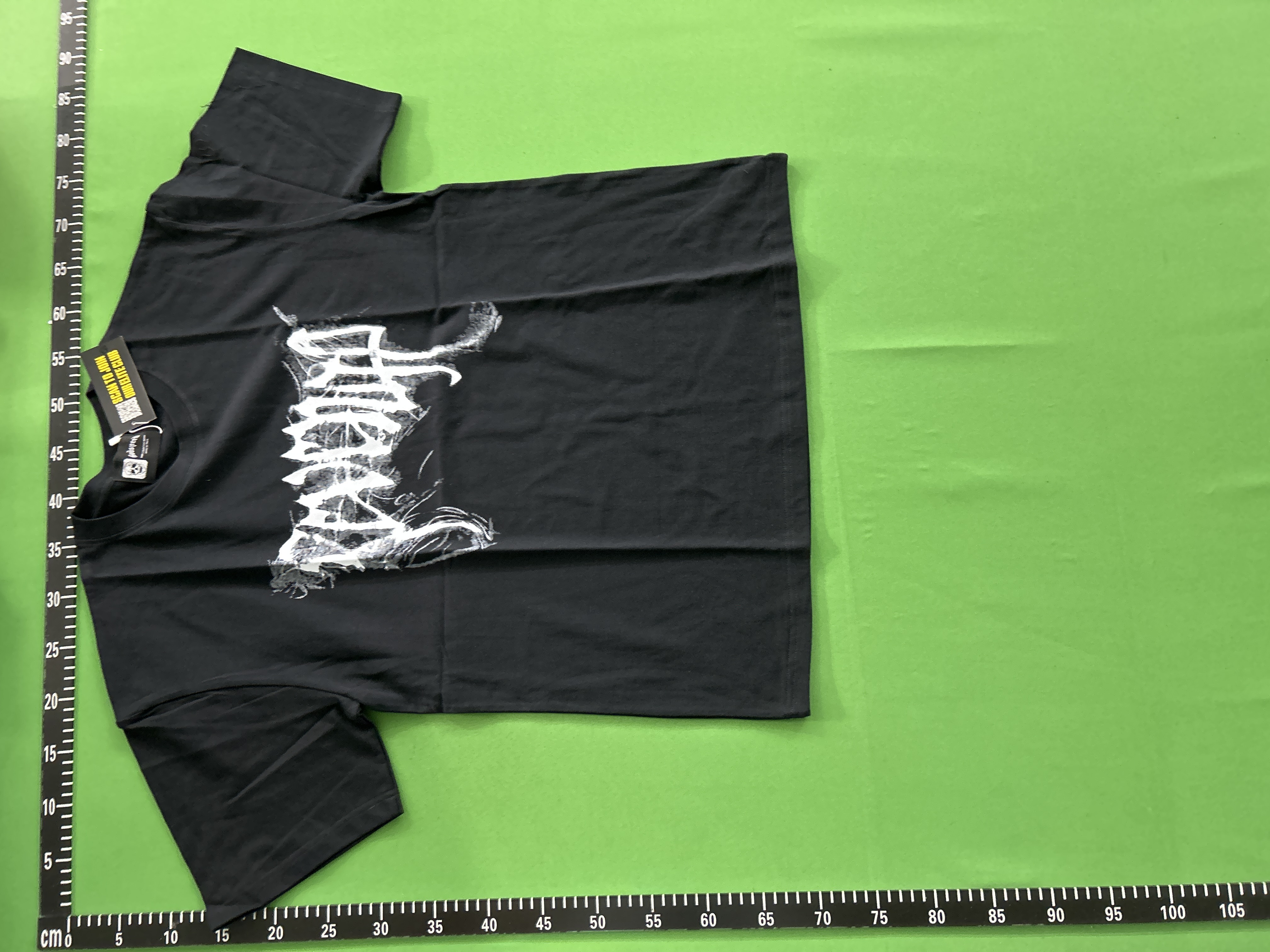 Foto QC 2 de Revenge Juice WRLD T-shirt Sketch Logo Black