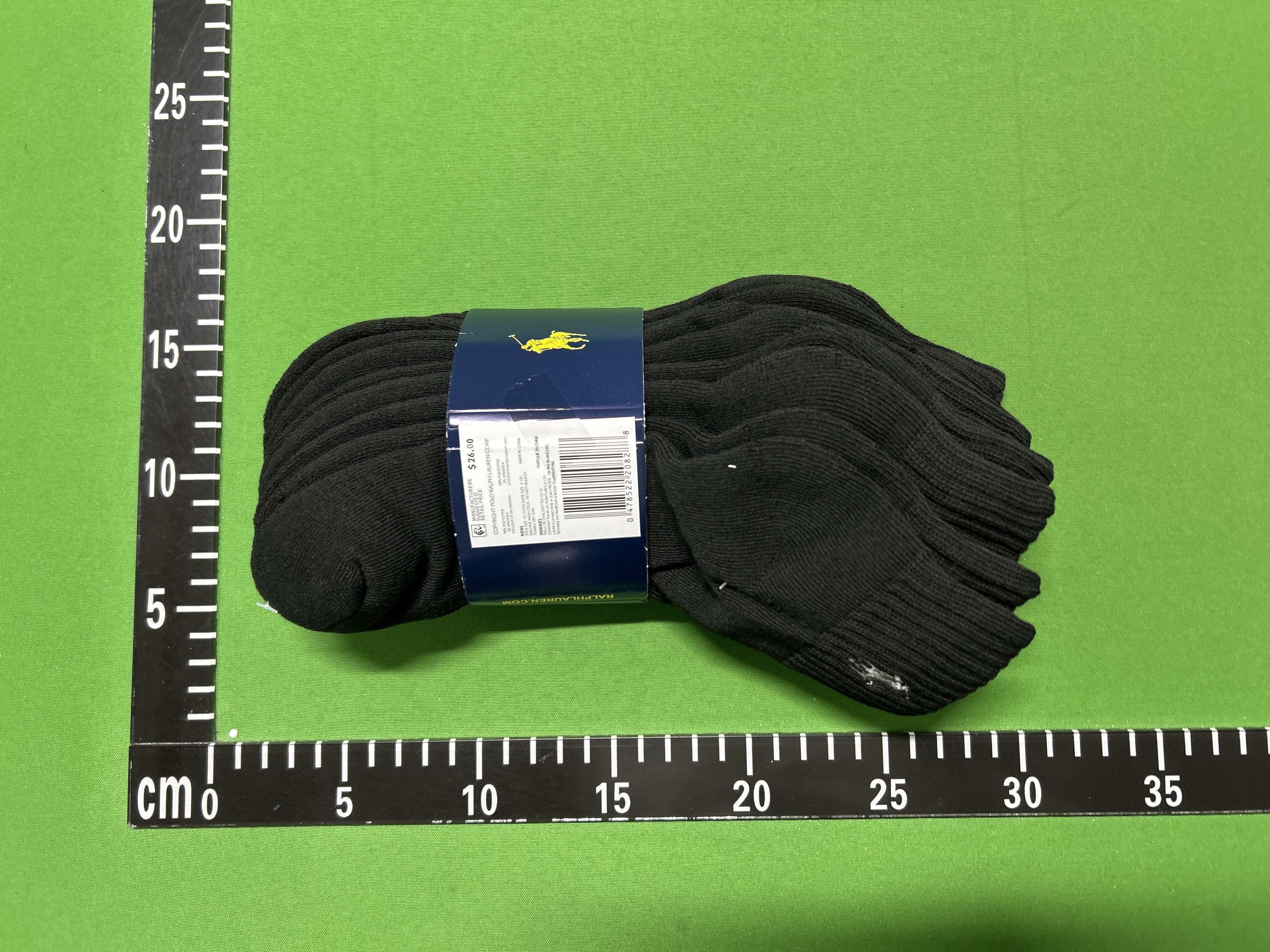 Foto QC 8 de Polo Ralph Lauren Crew Socks Ribbed Grey
