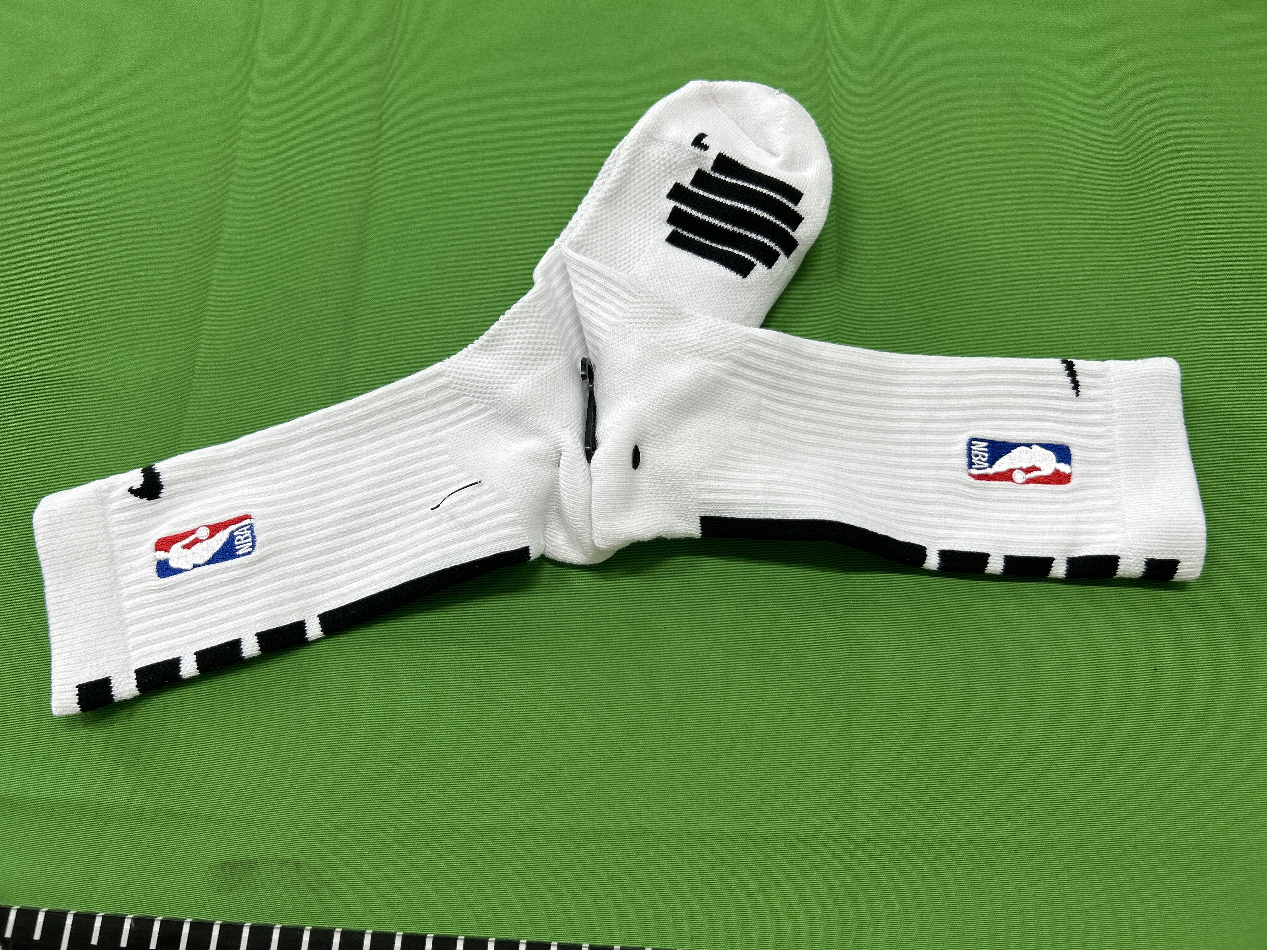 Foto QC 5 de Nike NBA Elite Crew Socks Basketball White Blue