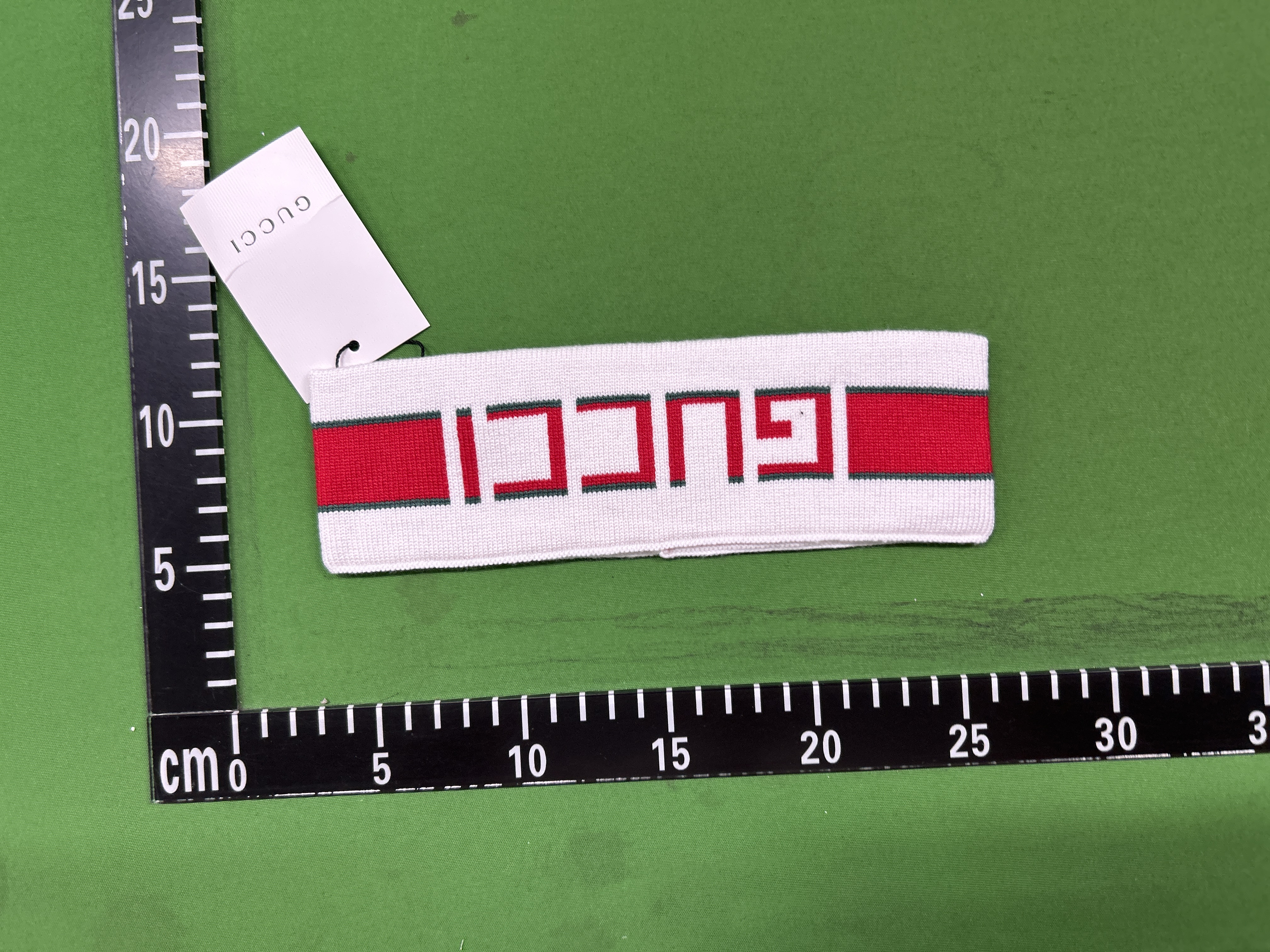 Foto QC 6 de Gucci Logo Headband White