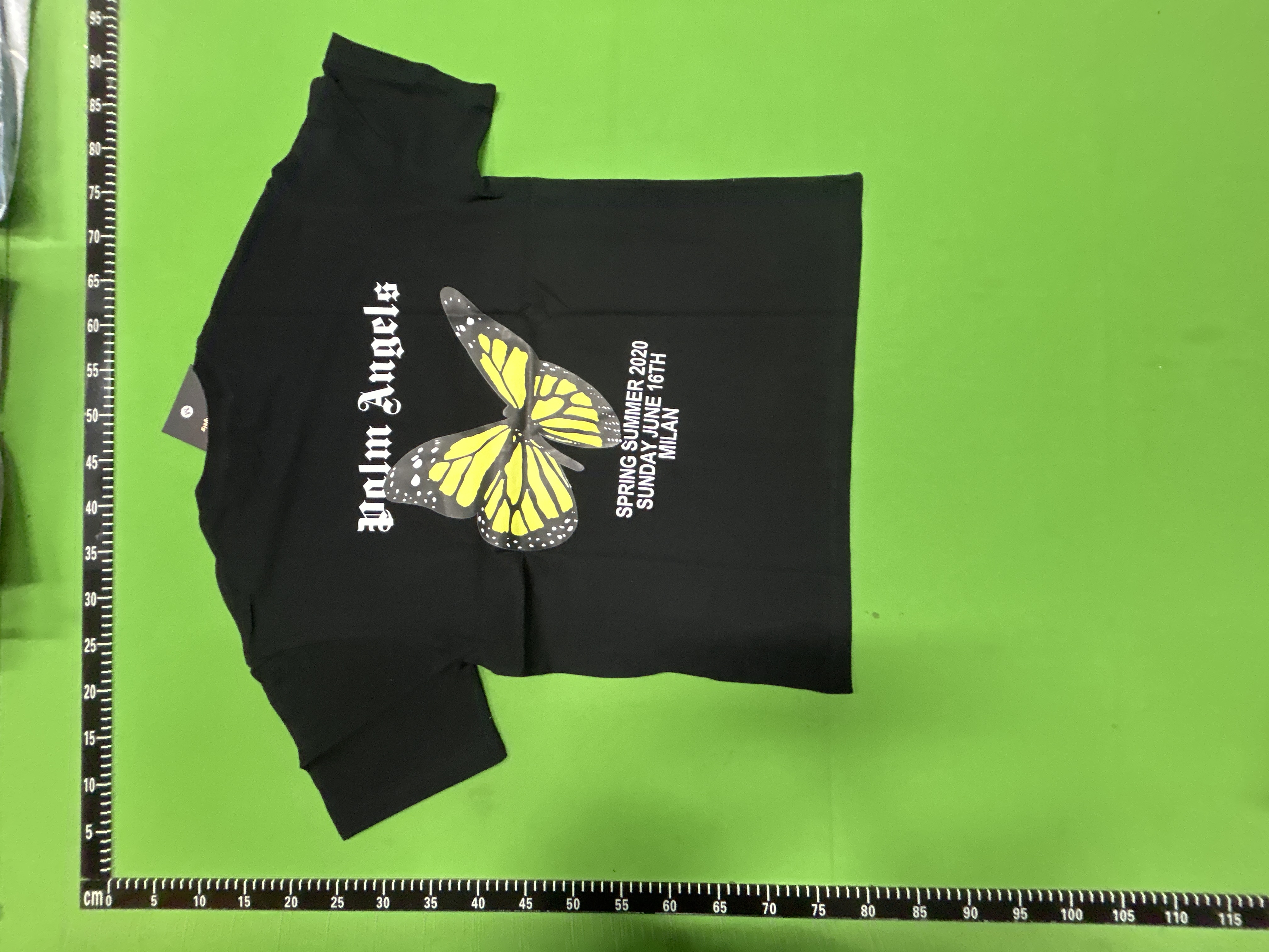 Foto QC 7 de Palm Angels Ski Club T-shirt Flamingo Palm Tree Black