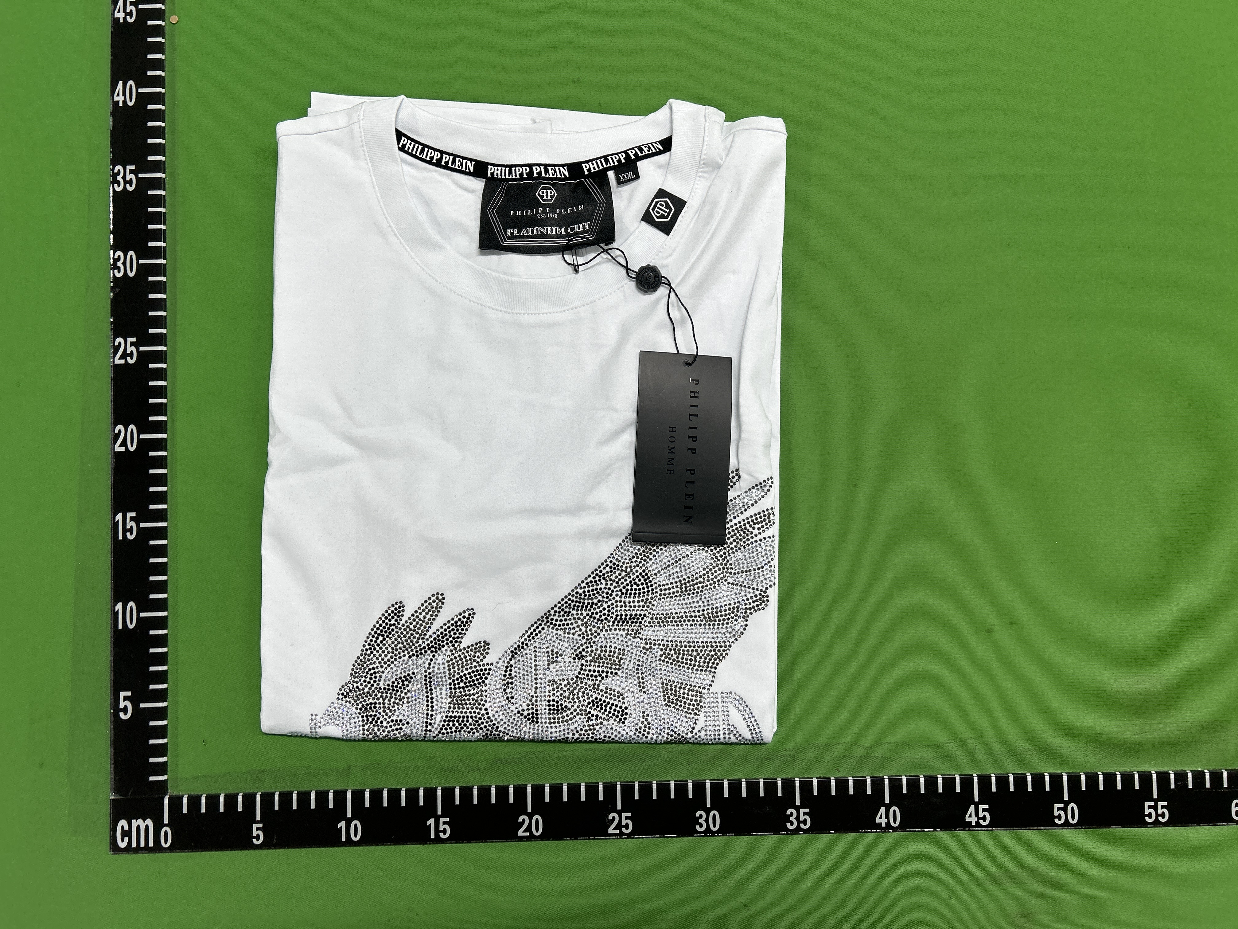 Foto QC 2 de Philipp Plein T-shirt Rhinestone Teddy Bear Black