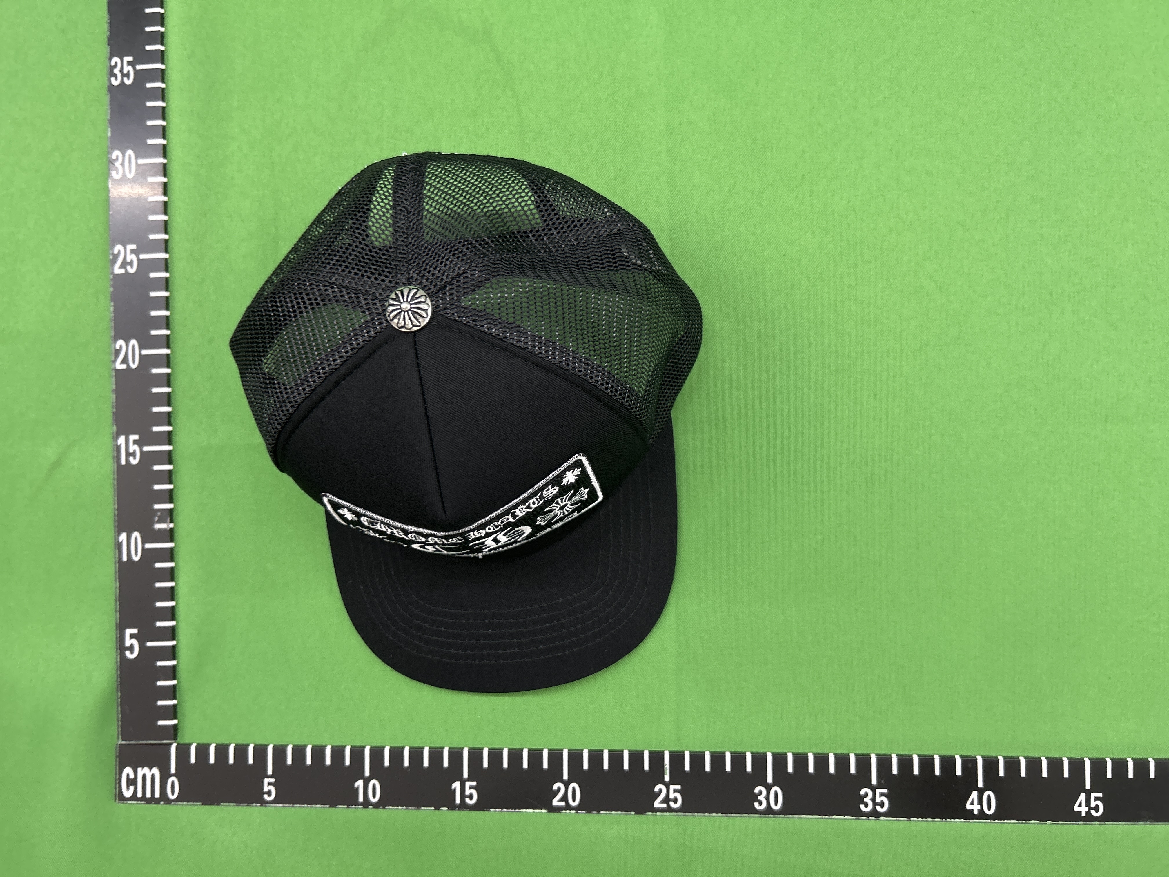 Foto QC 1 de Chrome Hearts CH Hollywood Trucker Hat Black/White