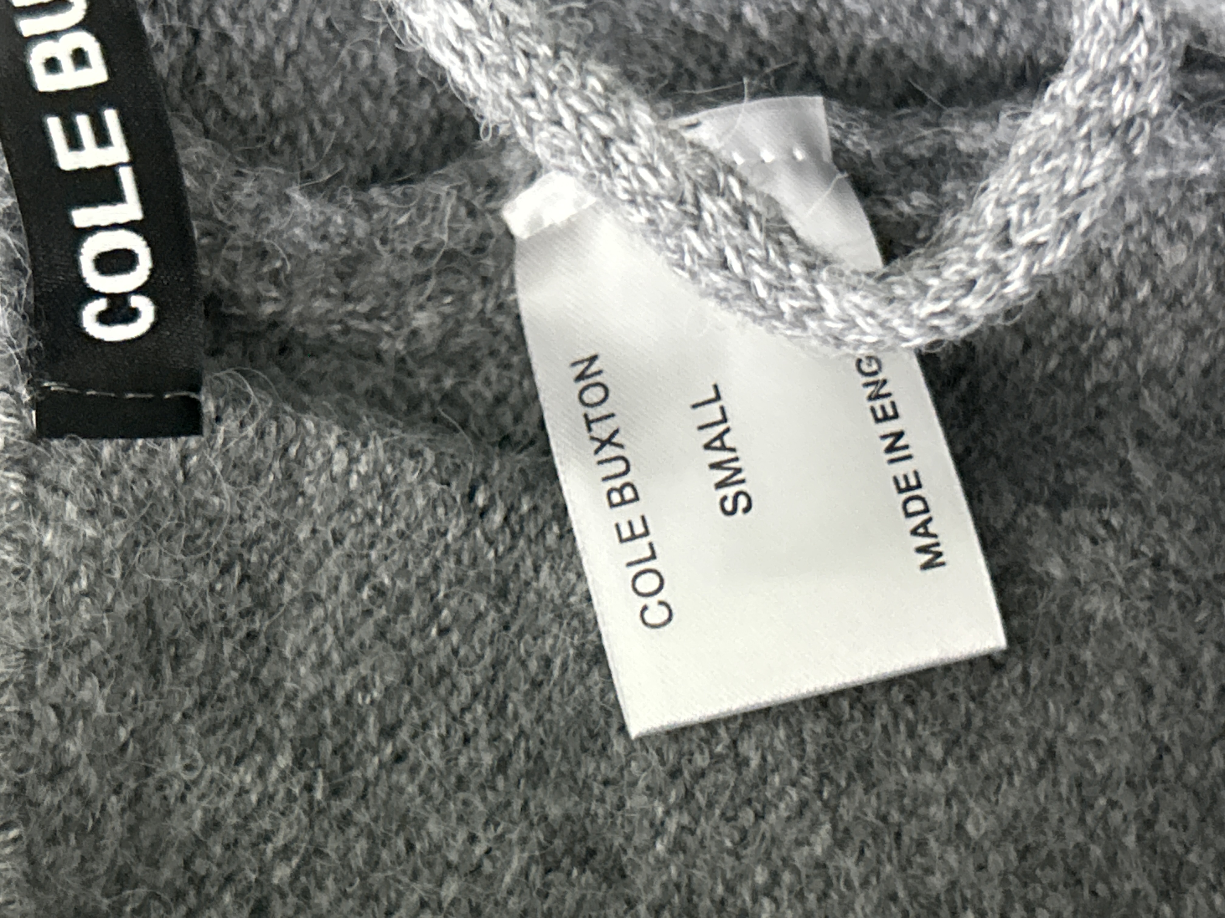 Foto QC 6 de Cole Buxton Pants CB Logo Jacquard Wool Black