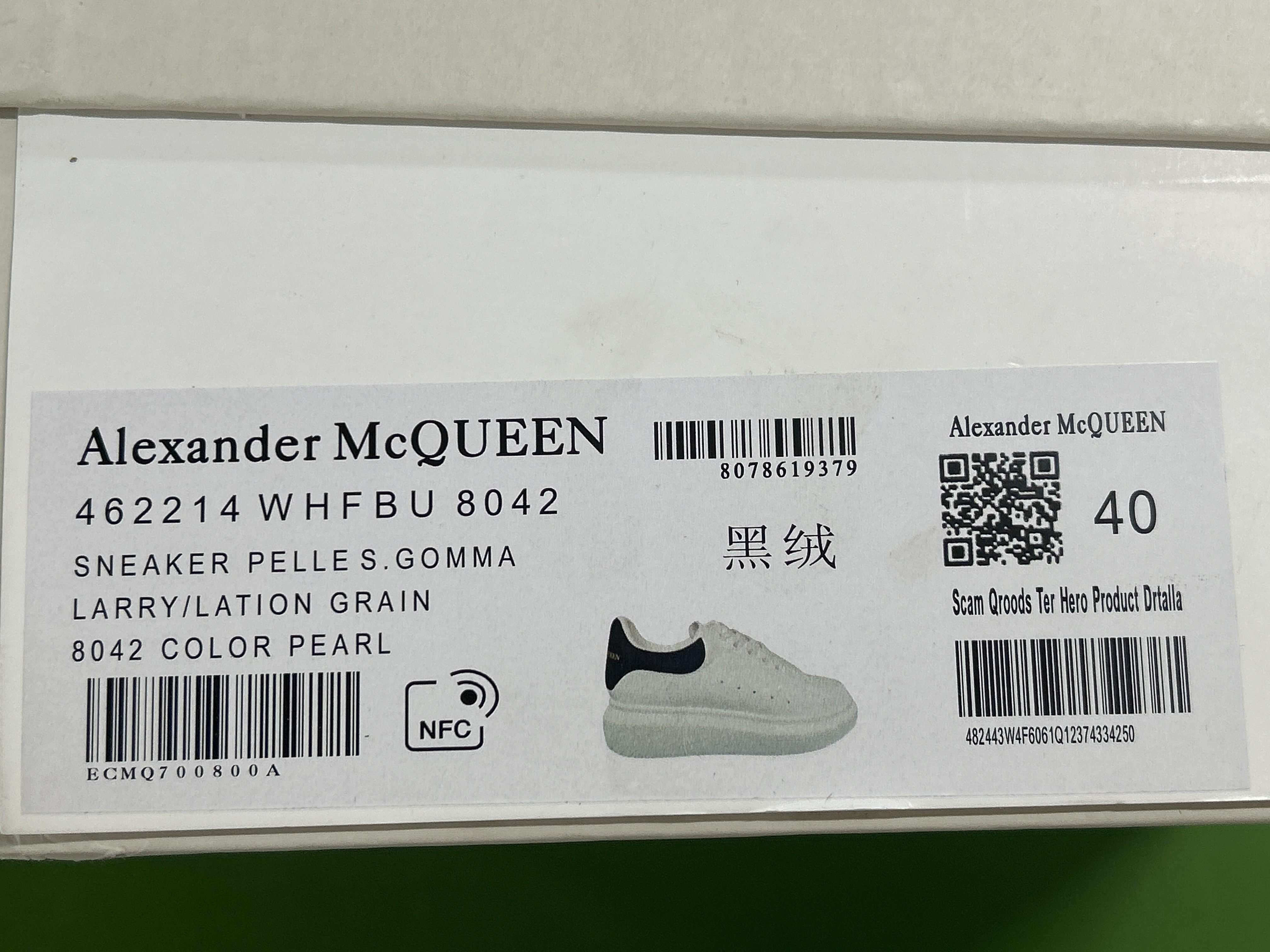 Foto QC 1 de Maison Mihara Yasuhiro Peterson Low OG Canvas Black White A01FW702