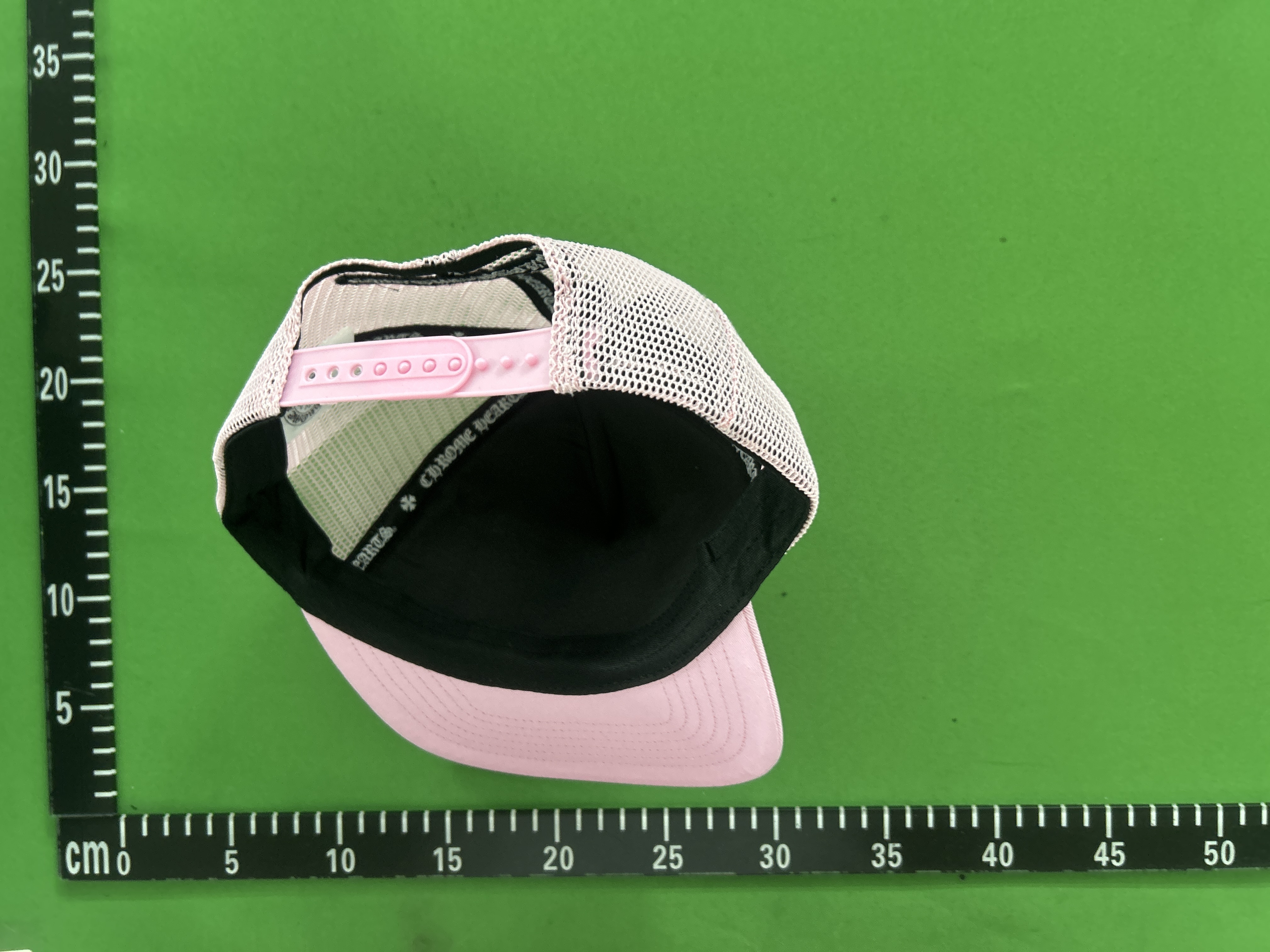Foto QC 6 de Chrome Hearts CH Hollywood Trucker Hat Black/White