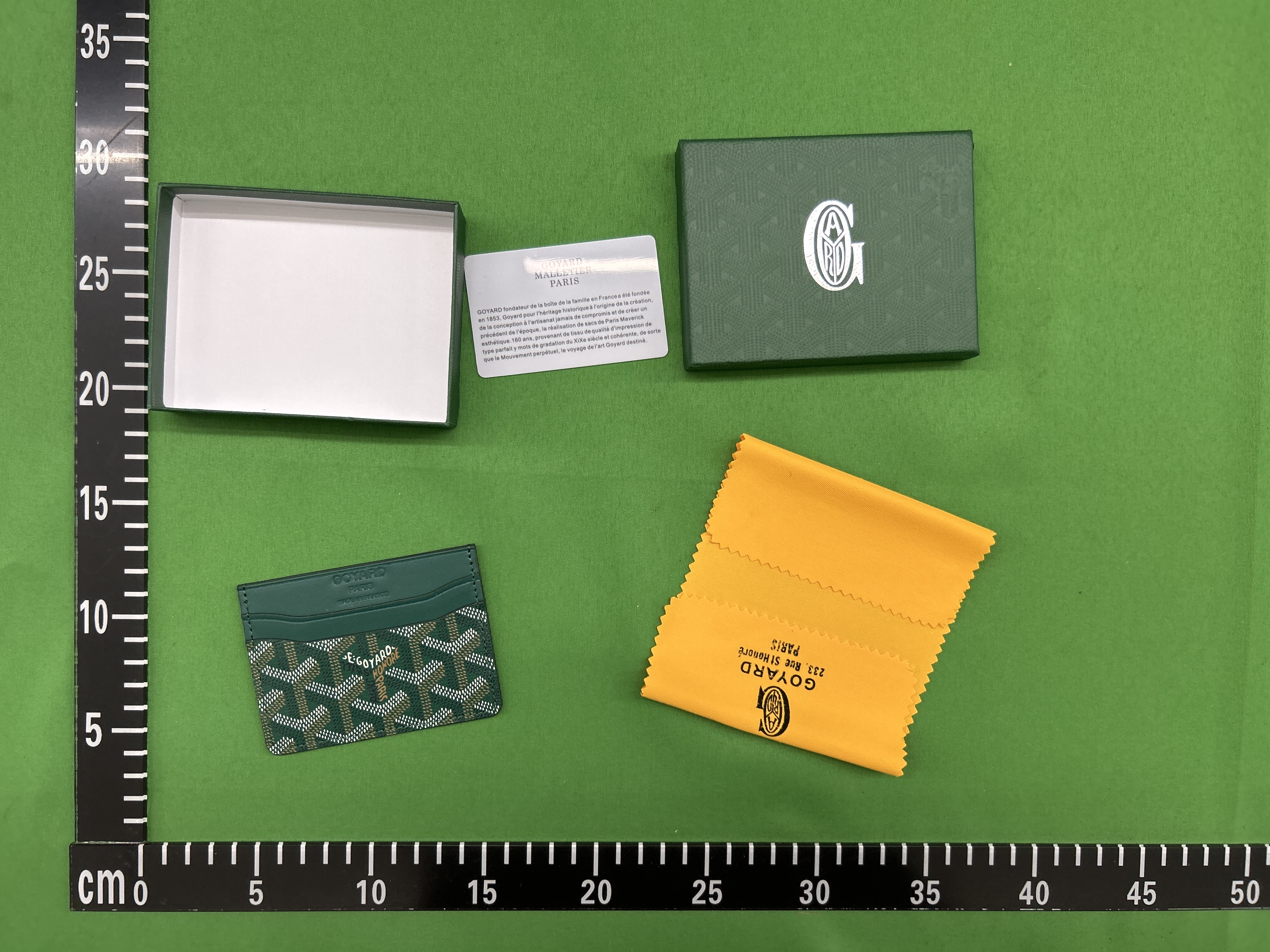Foto QC 3 de Goyard Saint Sulpice Card Holder Goyardine Blue