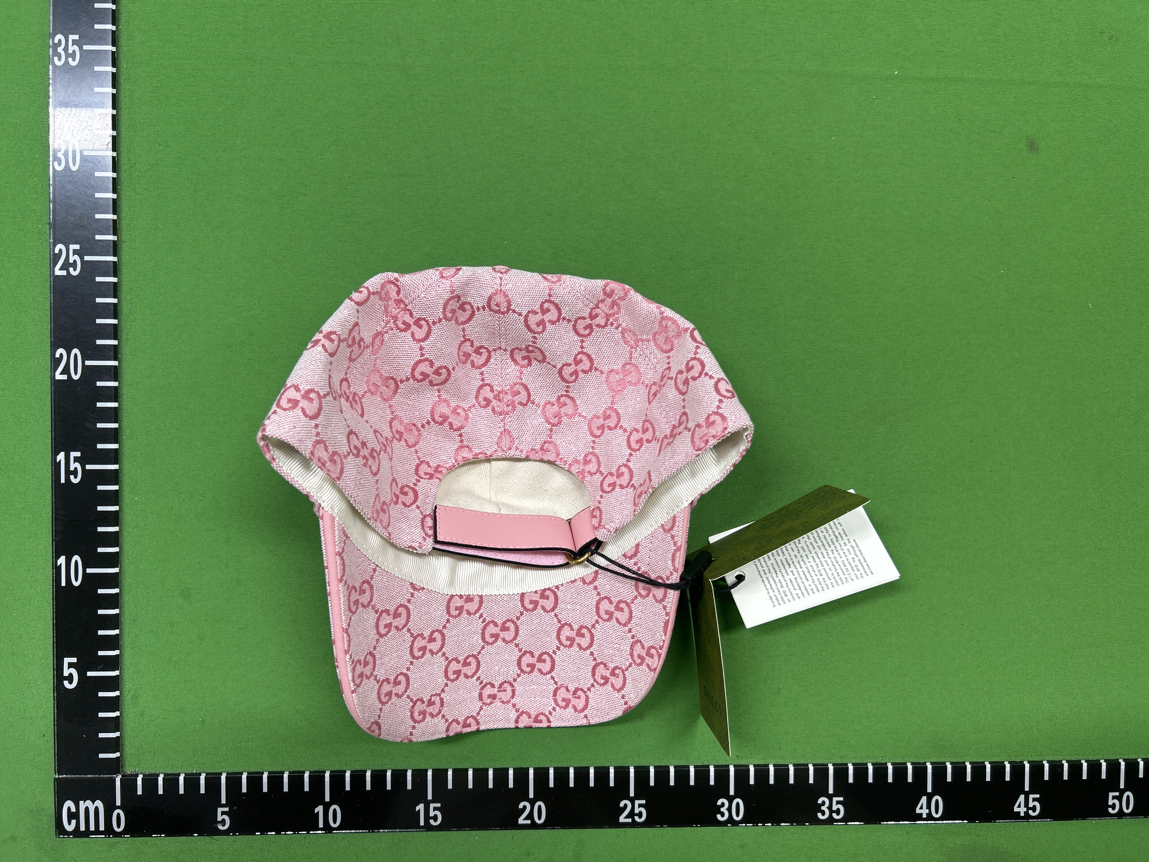 Foto QC 1 de Gucci Original GG Canvas Web Cap Beige