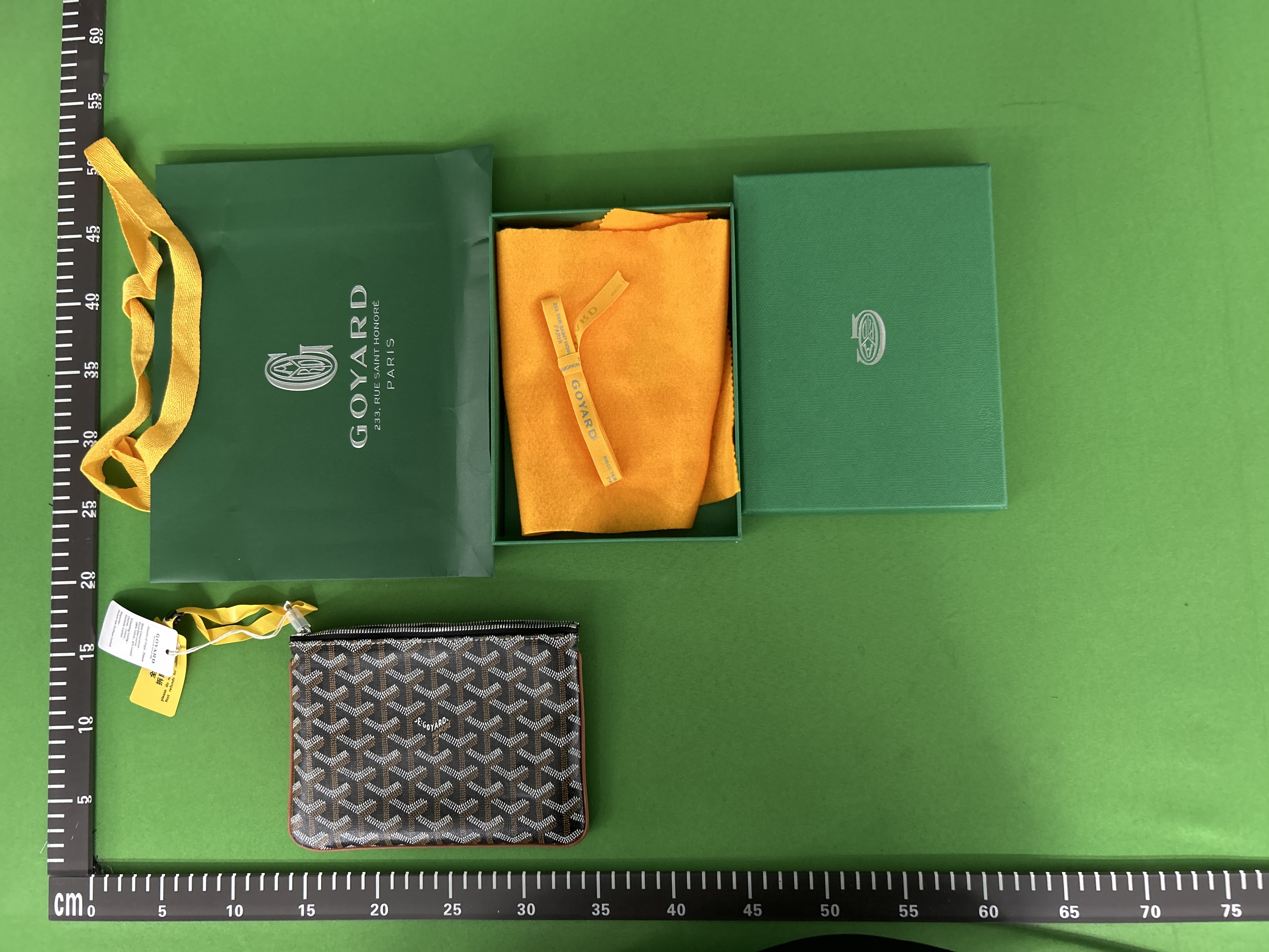 Foto QC 2 de Goyard Senat Pouch PM Grey Goyardine Canvas
