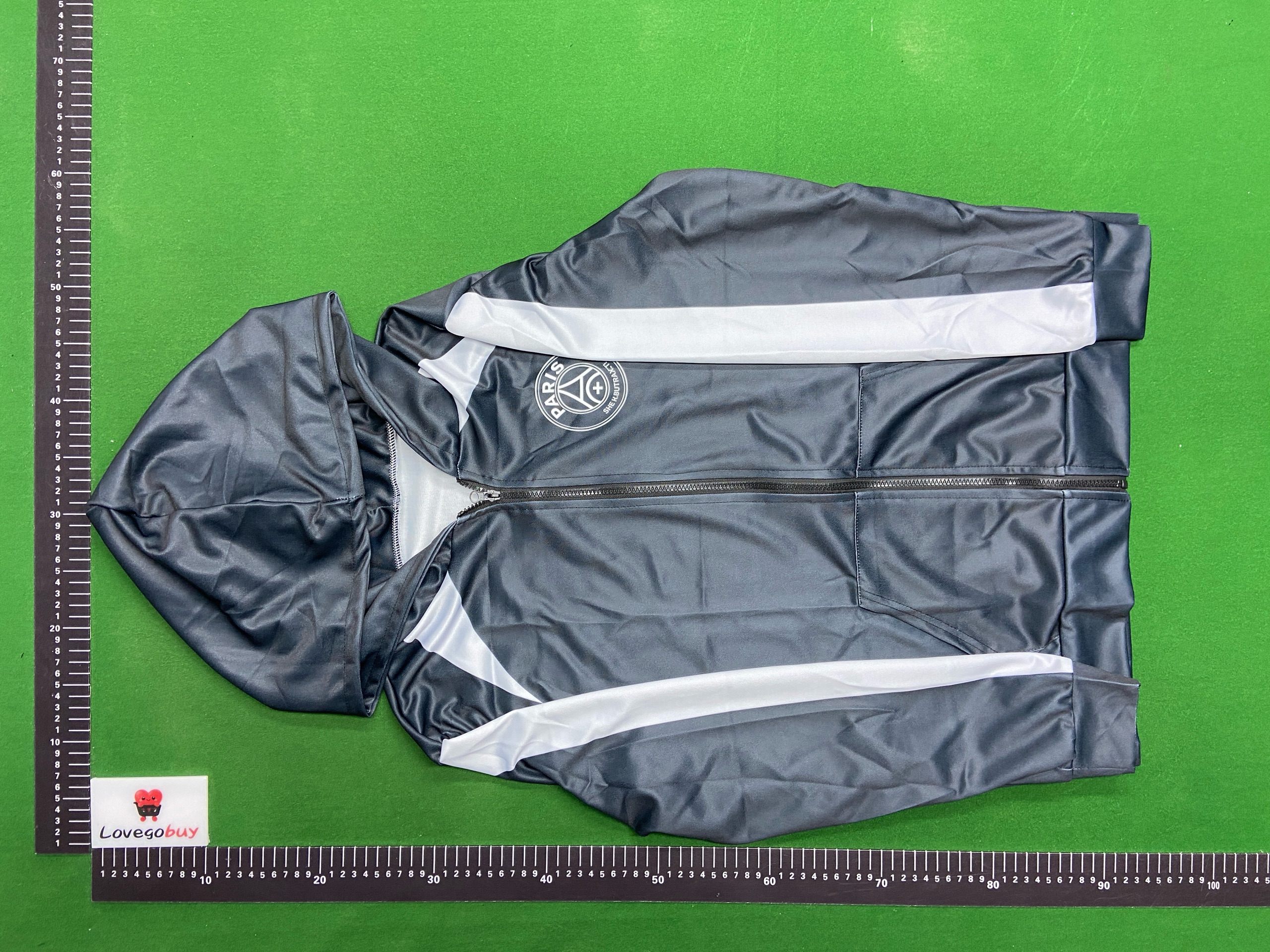 Foto QC 8 de Nike Paris Saint-Germain Windrunner Windbreaker Jacket Hooded White Black