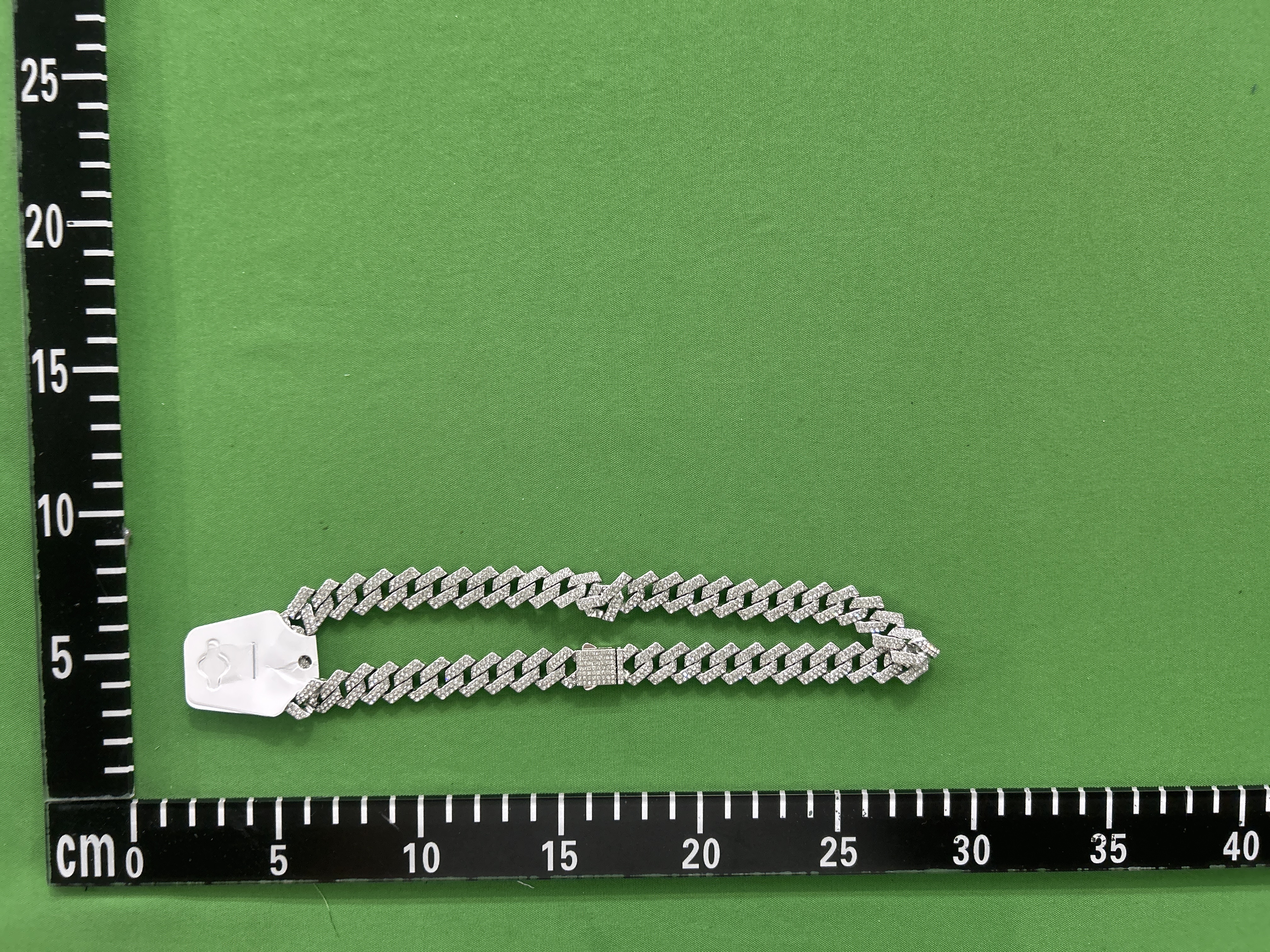 Foto QC 4 de Other Cuban Necklace Metal Crystal Silver