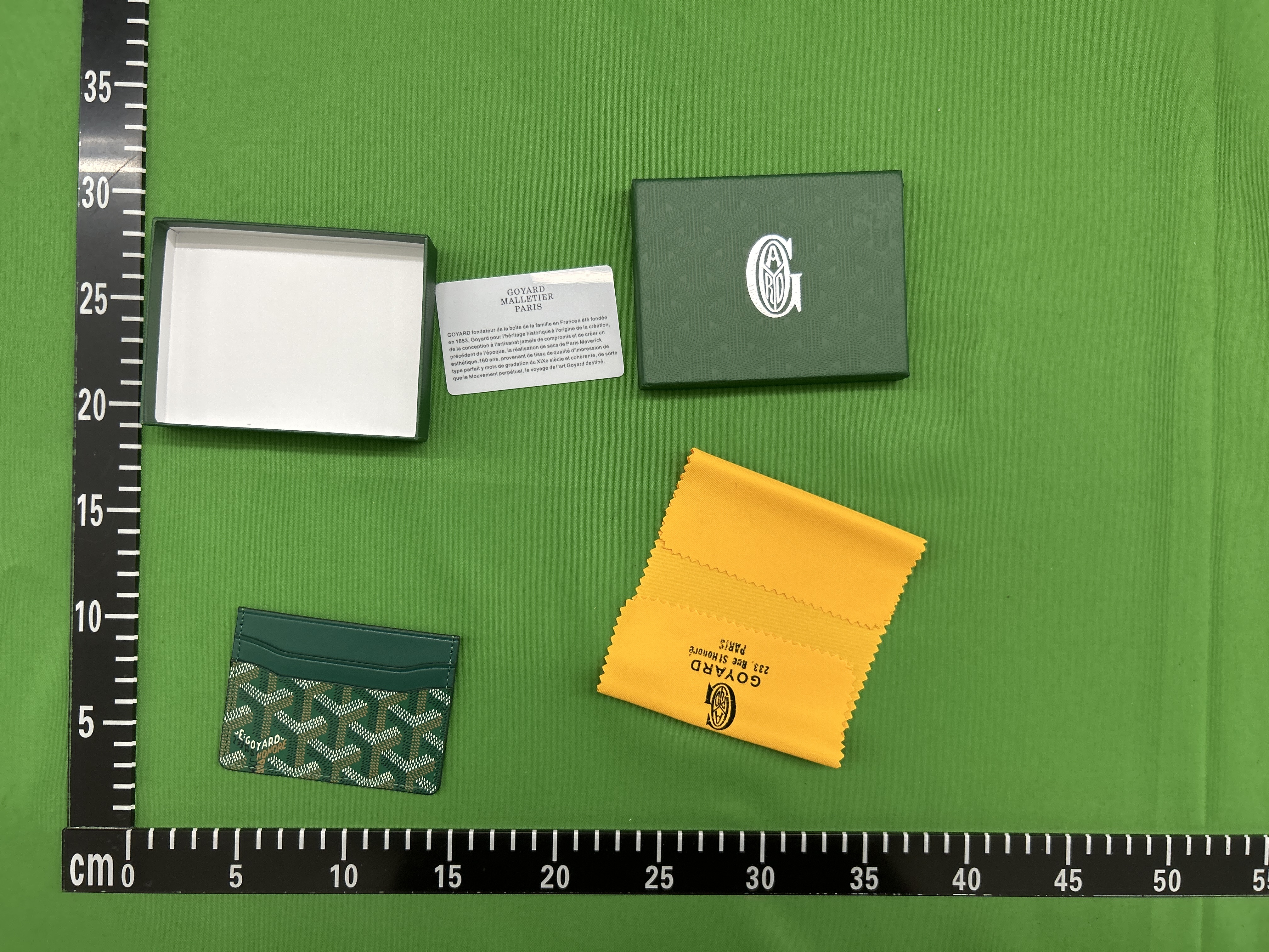 Foto QC 4 de Goyard Saint Sulpice Card Holder Goyardine Blue