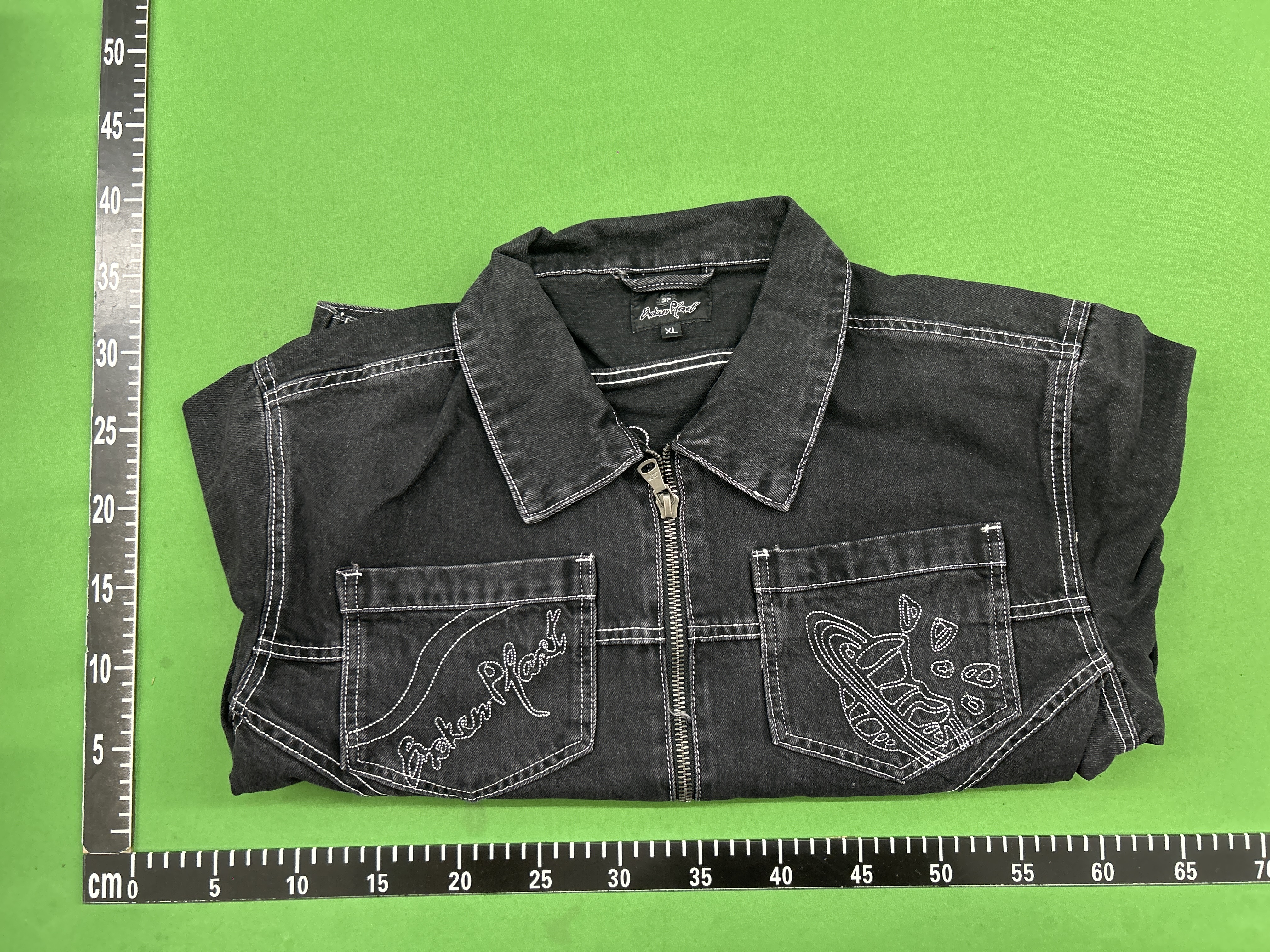 Foto QC 5 de Broken Planet Jeans Straight Leg Washed Black