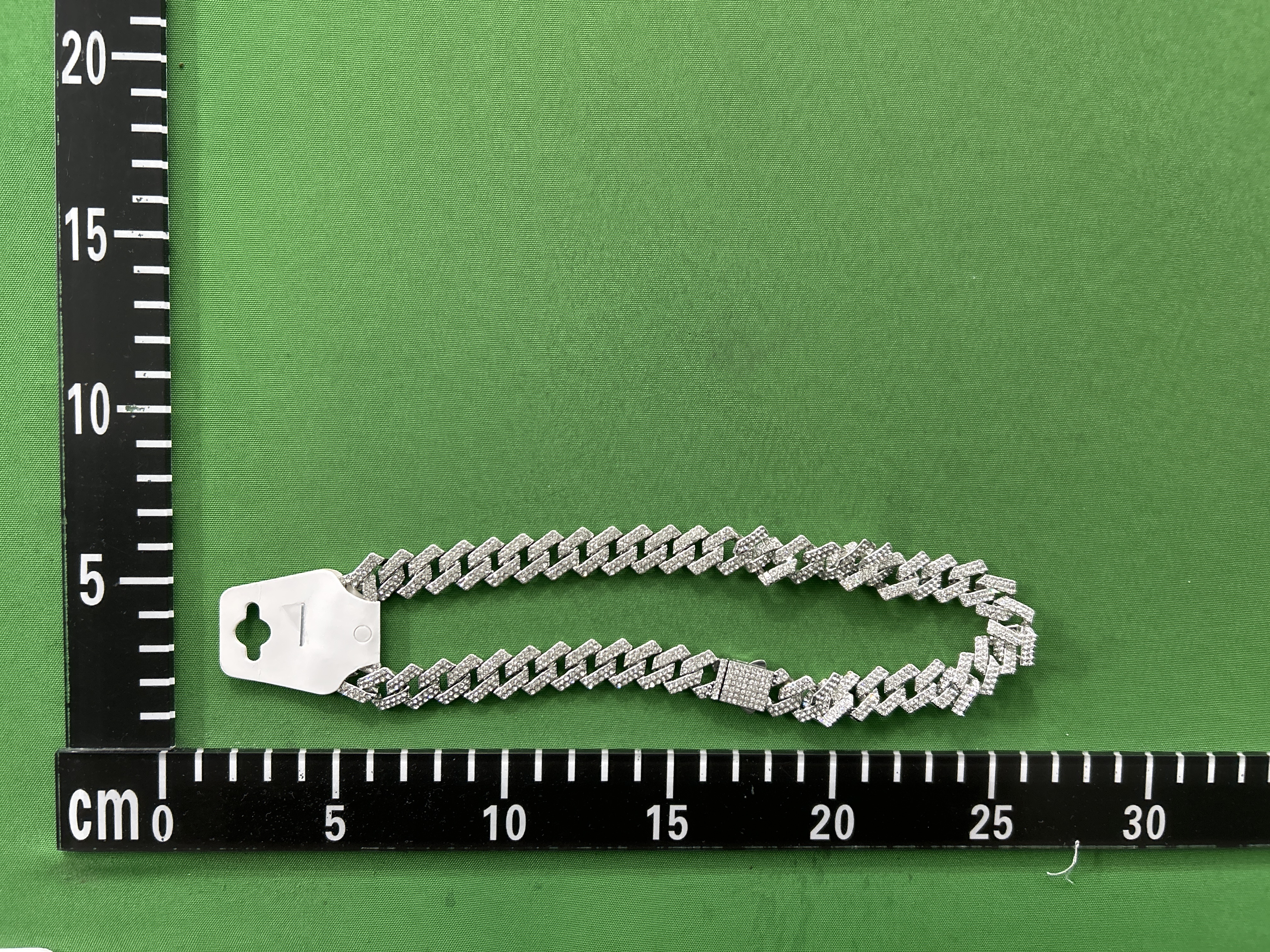 Foto QC 2 de Other Cuban Necklace Metal Crystal Silver