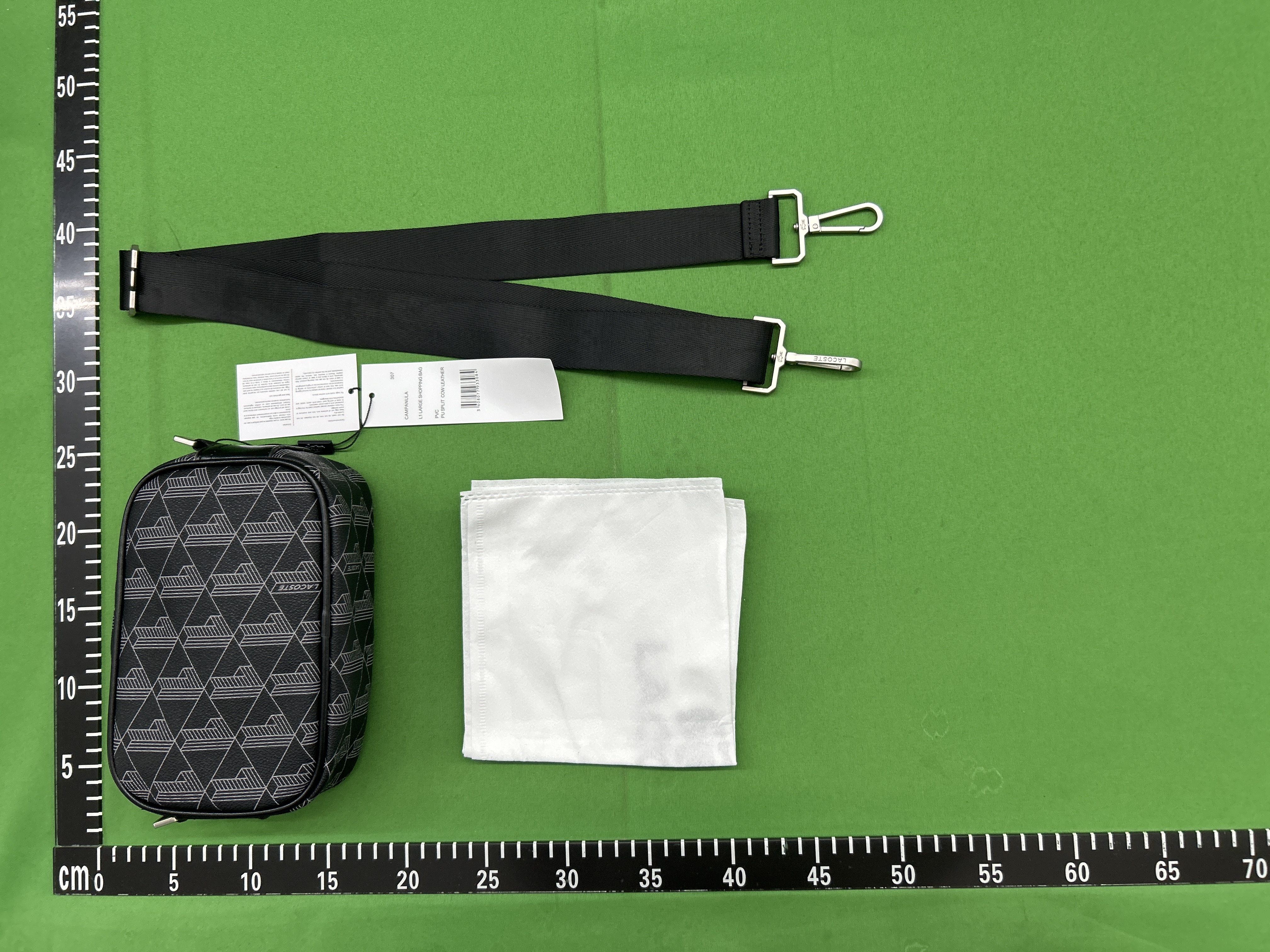 Foto QC 5 de Lacoste The Blend Monogram Crossbody Bag Black