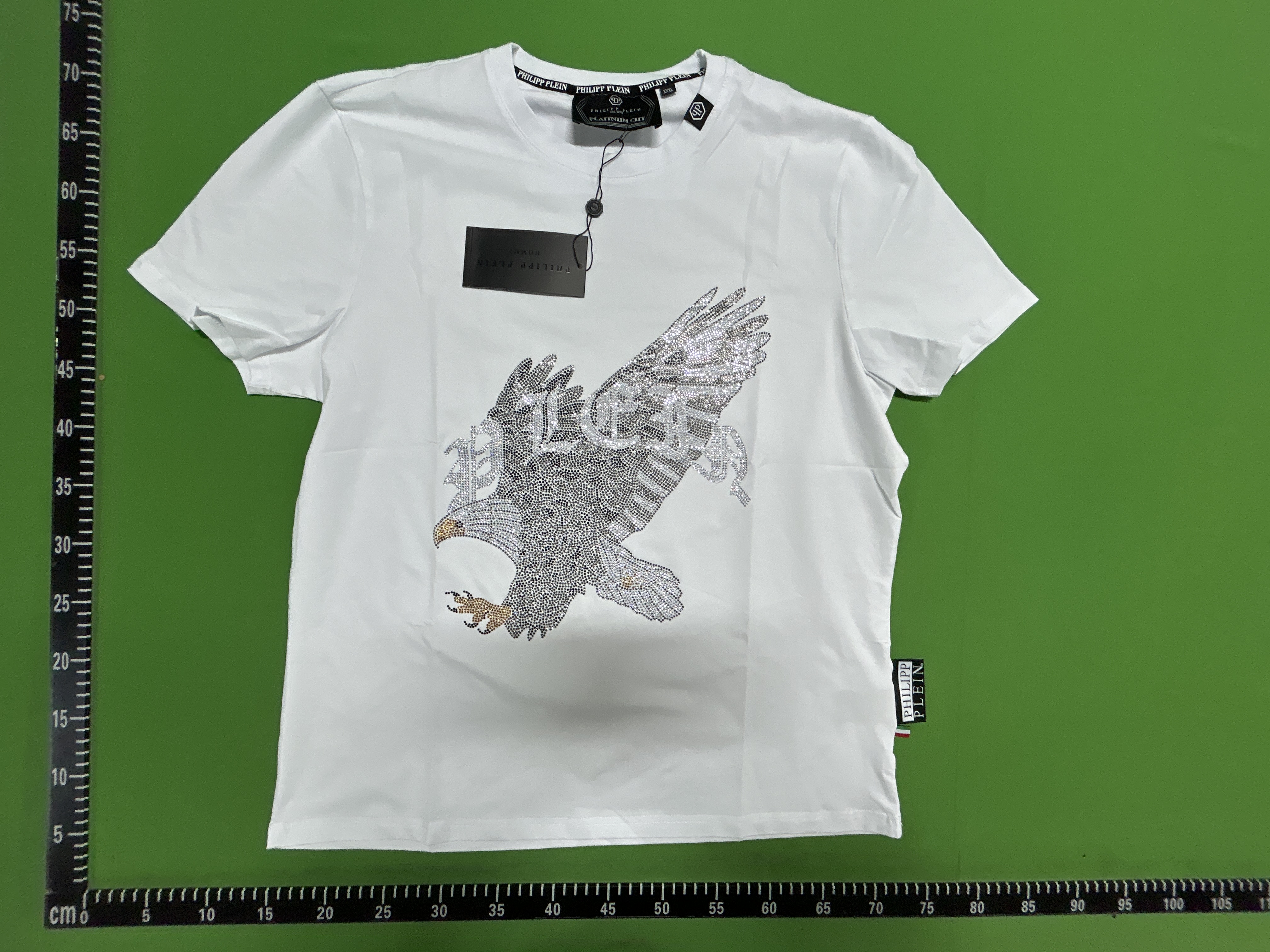 Foto QC 4 de Philipp Plein T-shirt Rhinestone Teddy Bear Black