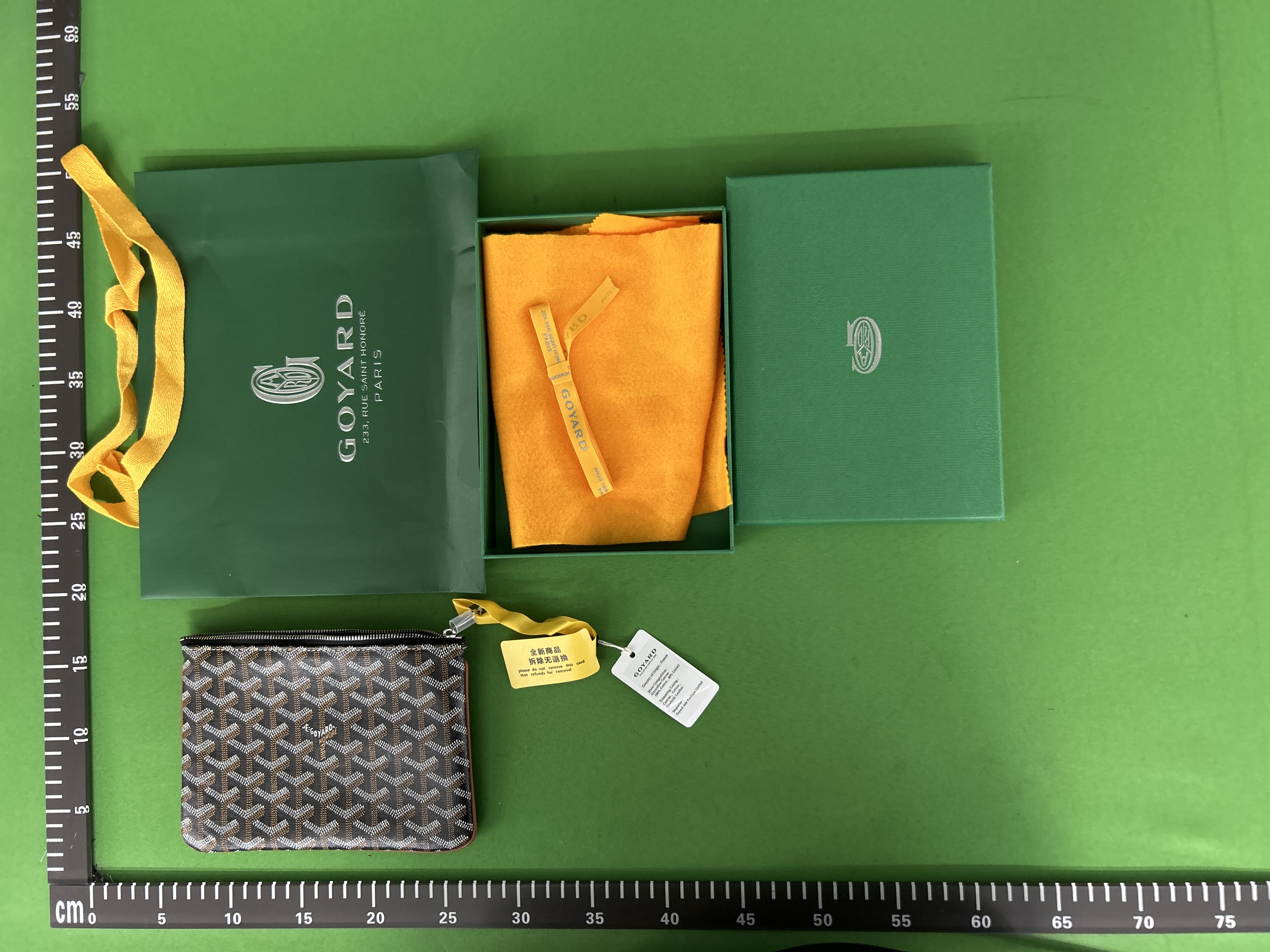 Foto QC 1 de Goyard Senat Pouch PM Grey Goyardine Canvas