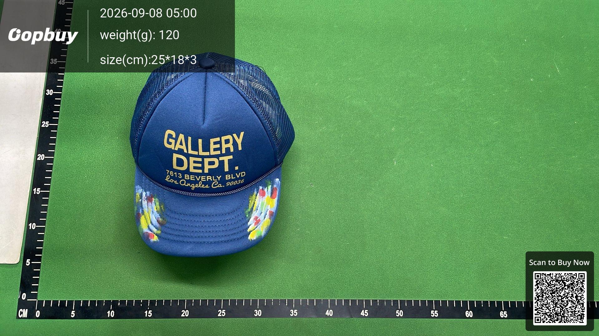 Foto QC 1 de Gallery Dept. Multi G Logo Trucker Cap Black