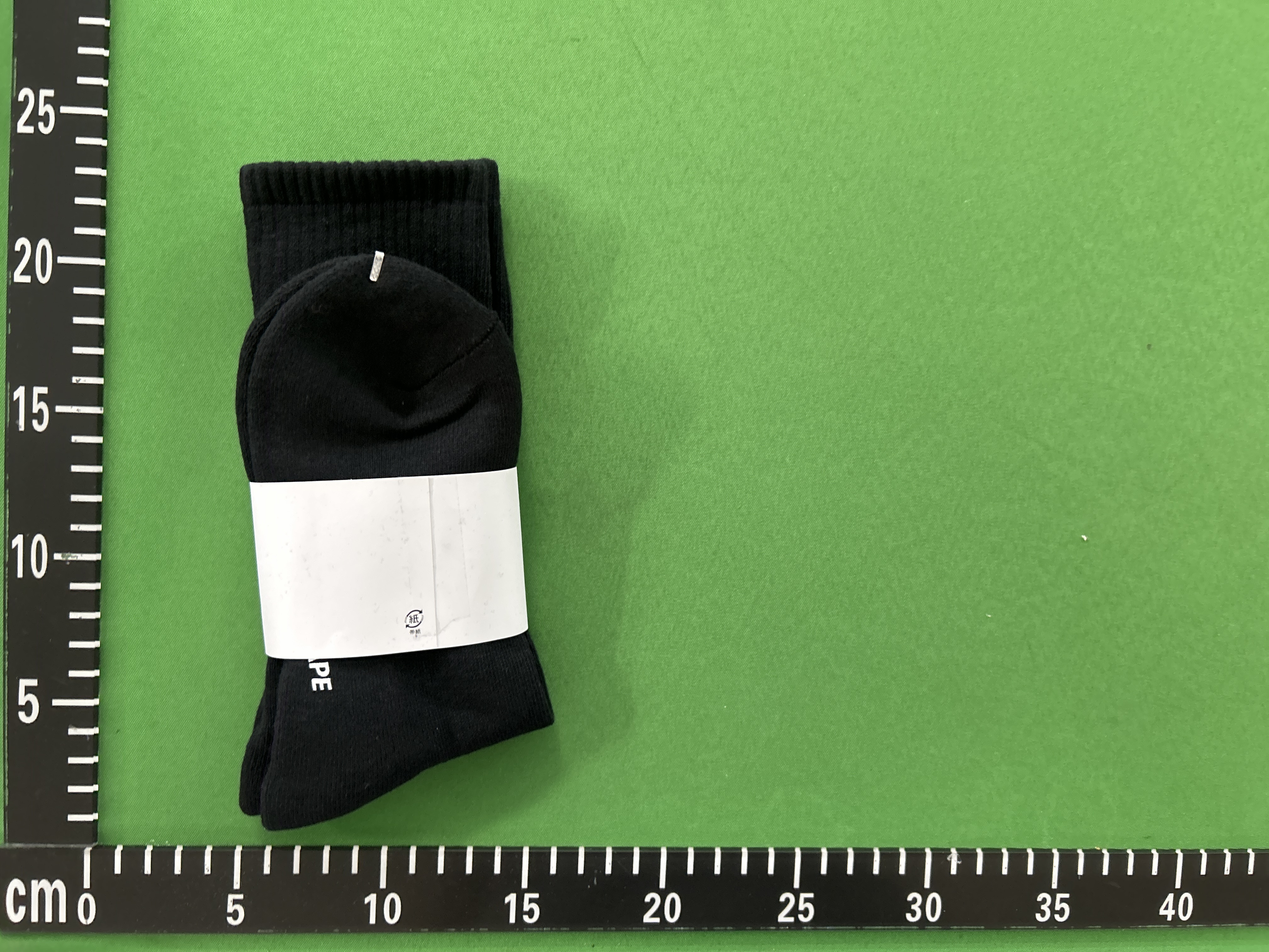 Foto QC 7 de BAPE Crew Socks Cotton Ape Head Black