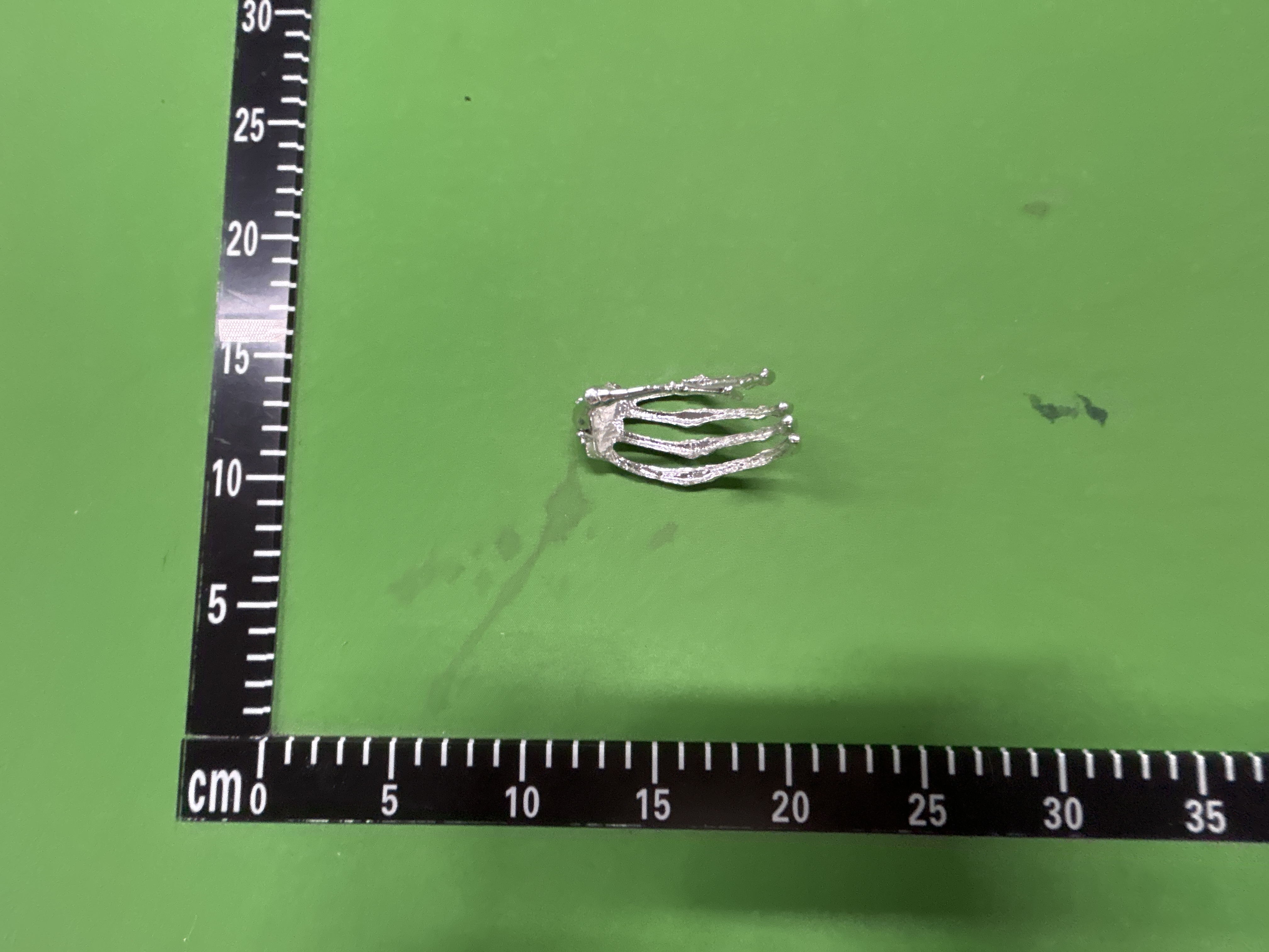 Foto QC 4 de Raf Simons Skeleton Claw Bracelet Metal Silver