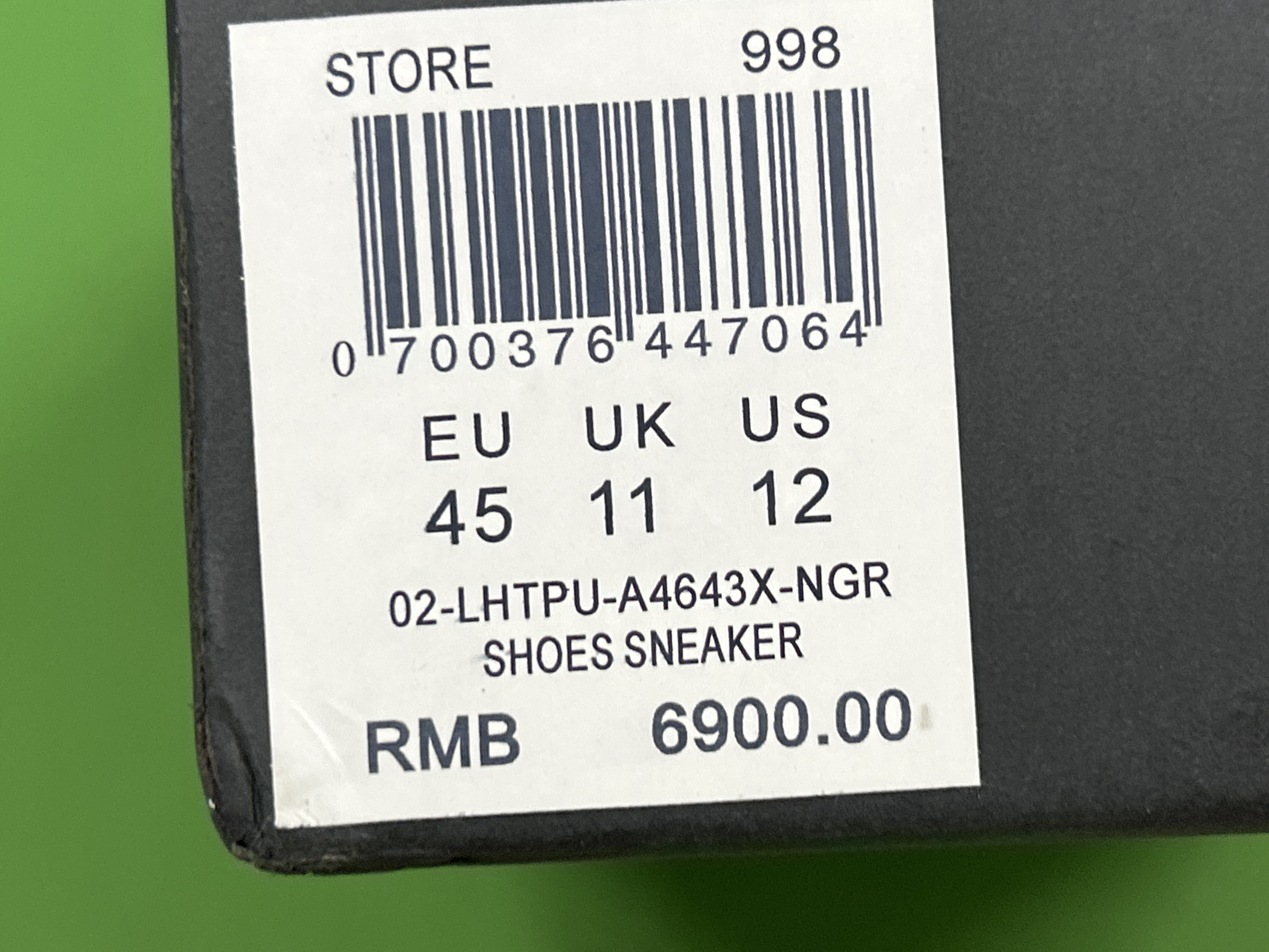 Foto QC 1 de Zegna Triple Stitch Low Grey