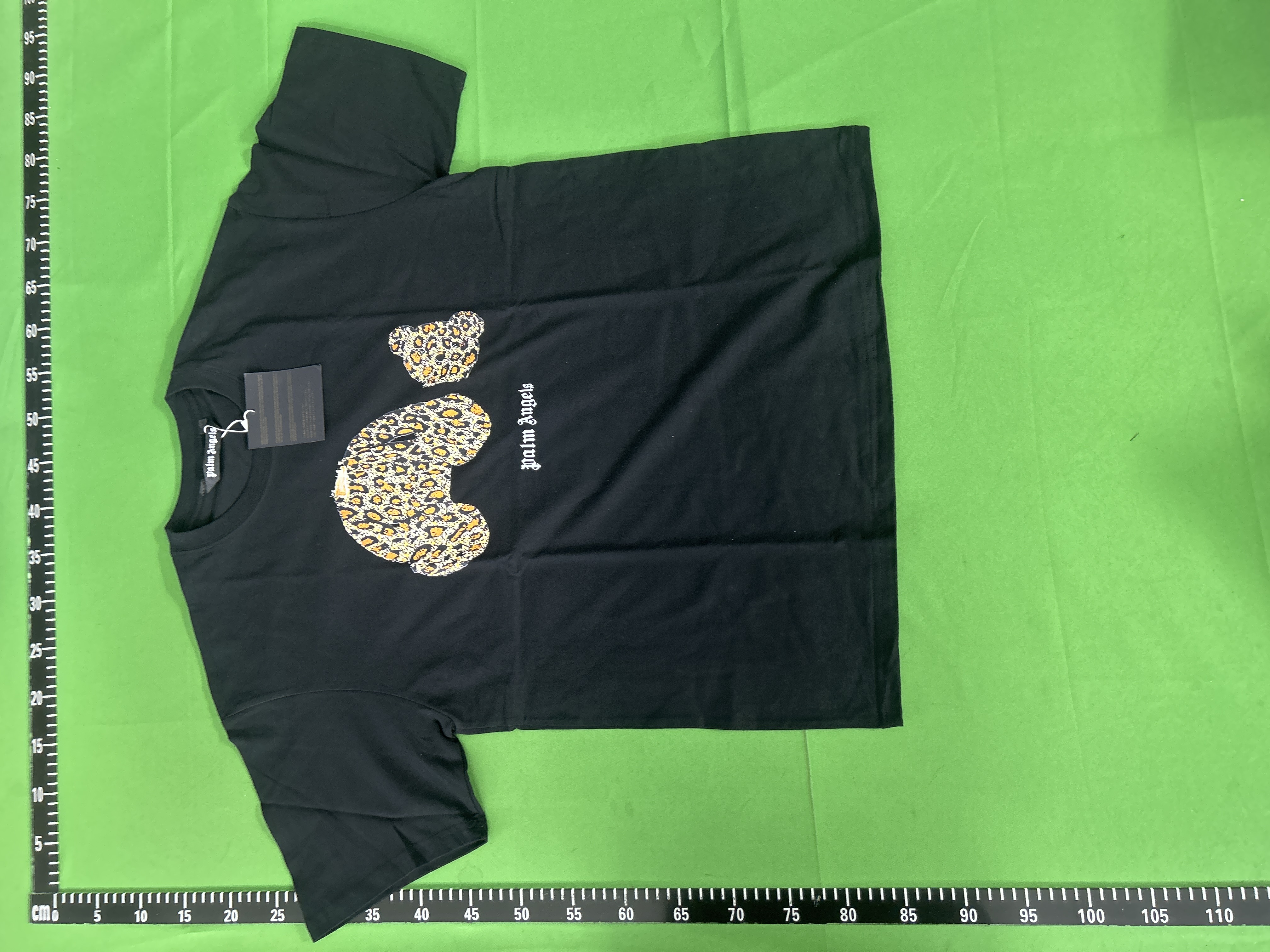 Foto QC 3 de Palm Angels Ski Club T-shirt Flamingo Palm Tree Black