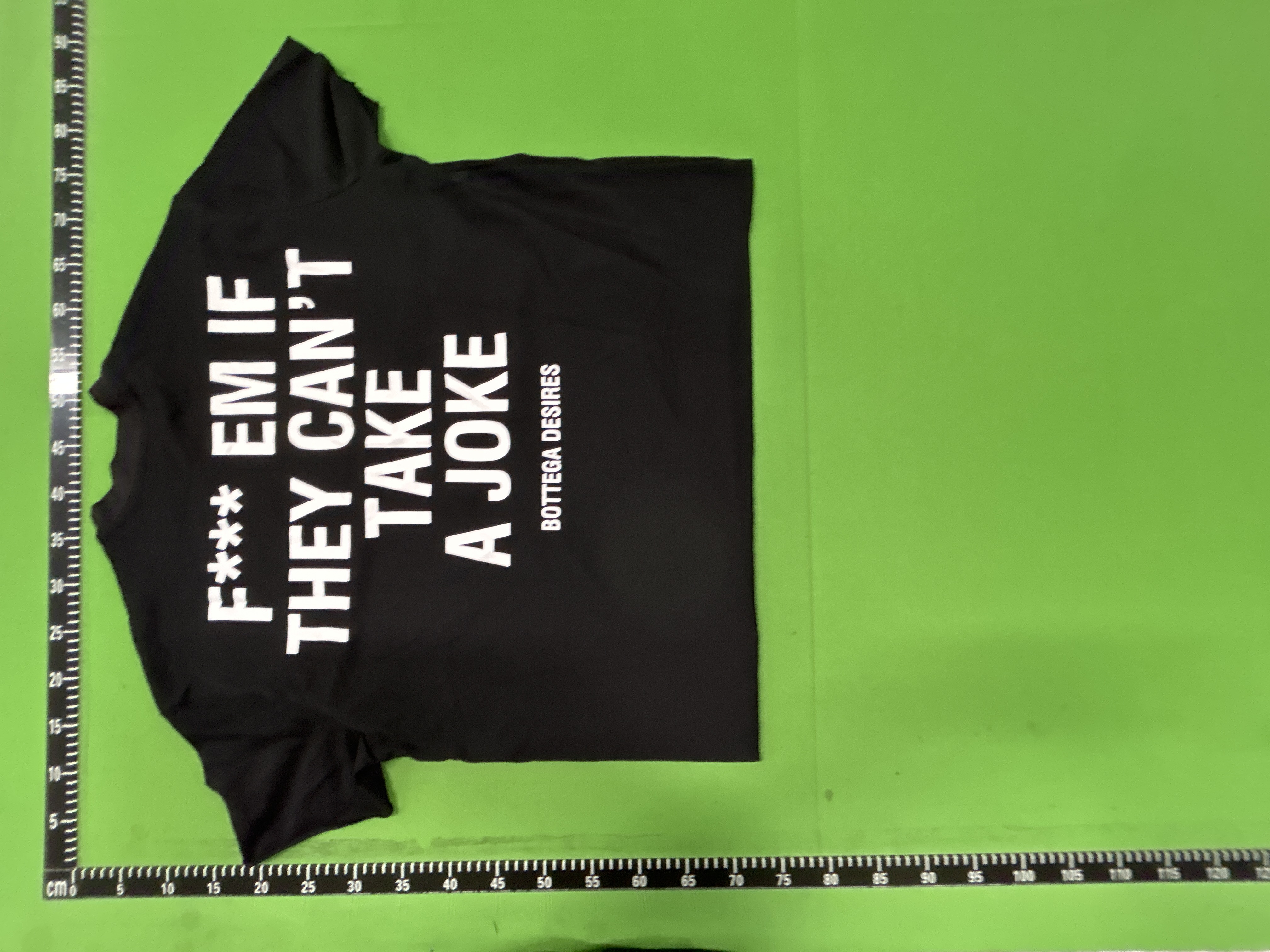Foto QC 8 de Bottega Desires T-shirt Letter Print Blue
