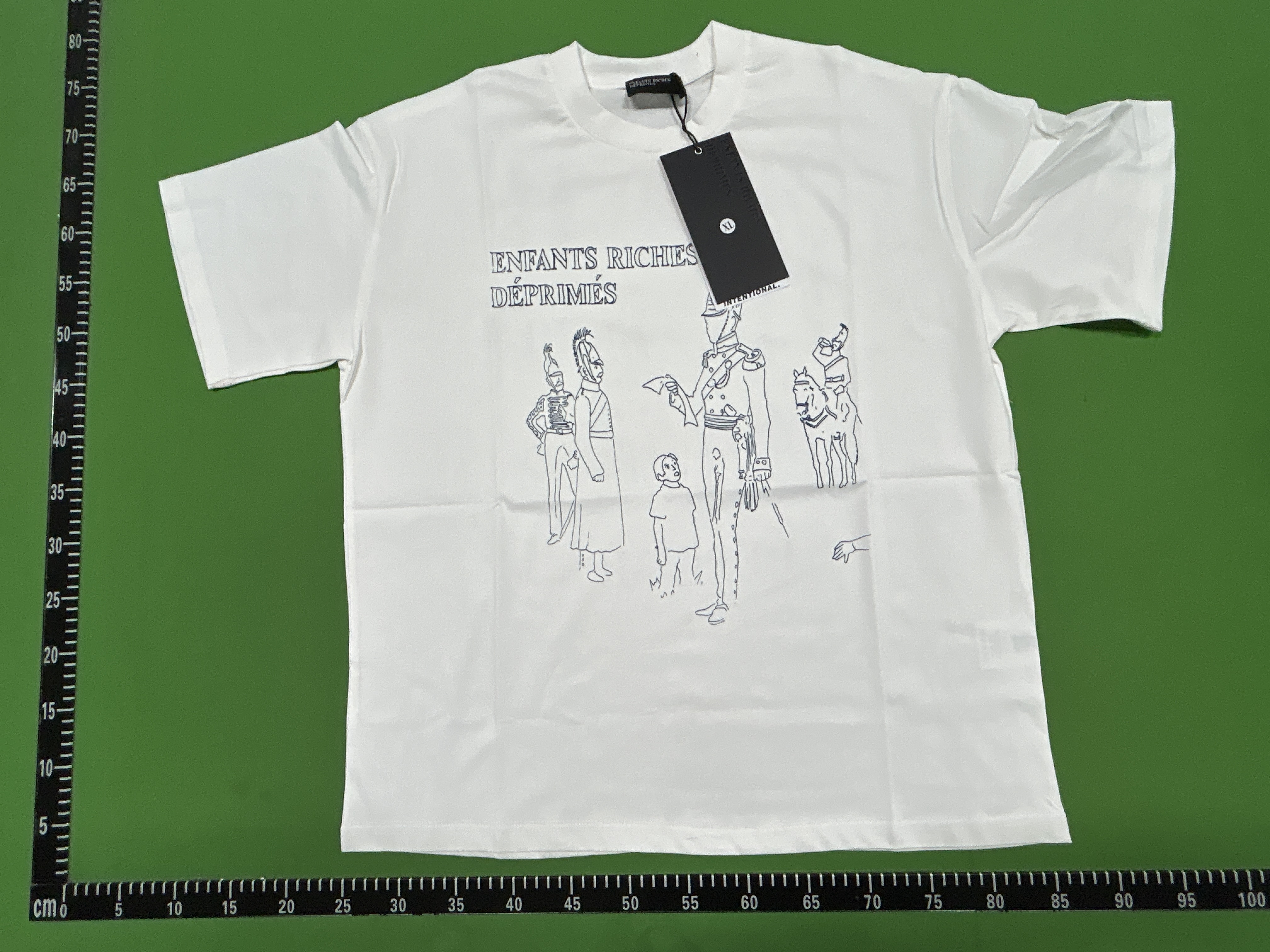 Foto QC 3 de Enfants Riches Déprimés Shirt Quiet Eye Print White