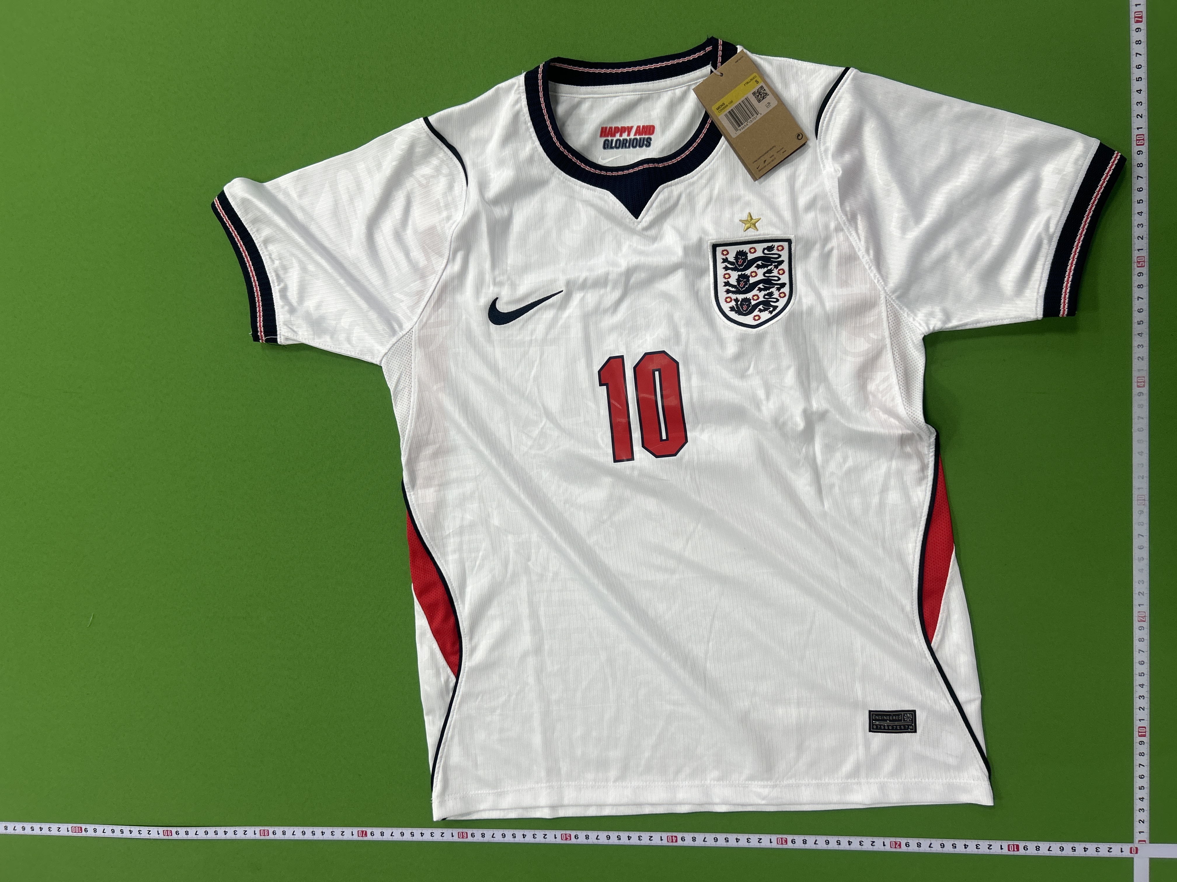 Foto QC 5 de Nike x England 2026 Home Saka #7 Stadium Jersey White