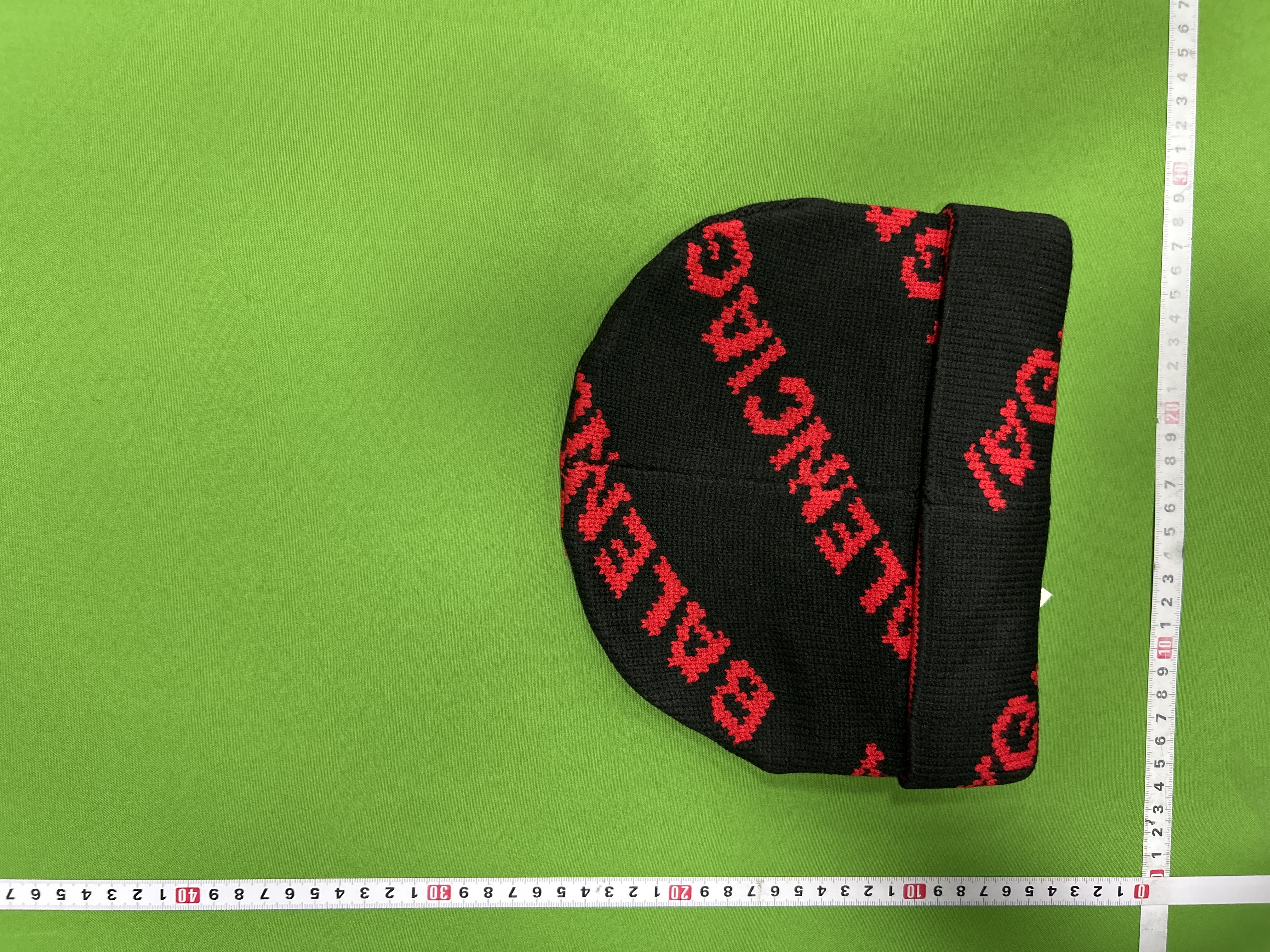 Foto QC 8 de Balenciaga Allover Logo Beanie Pink/Black