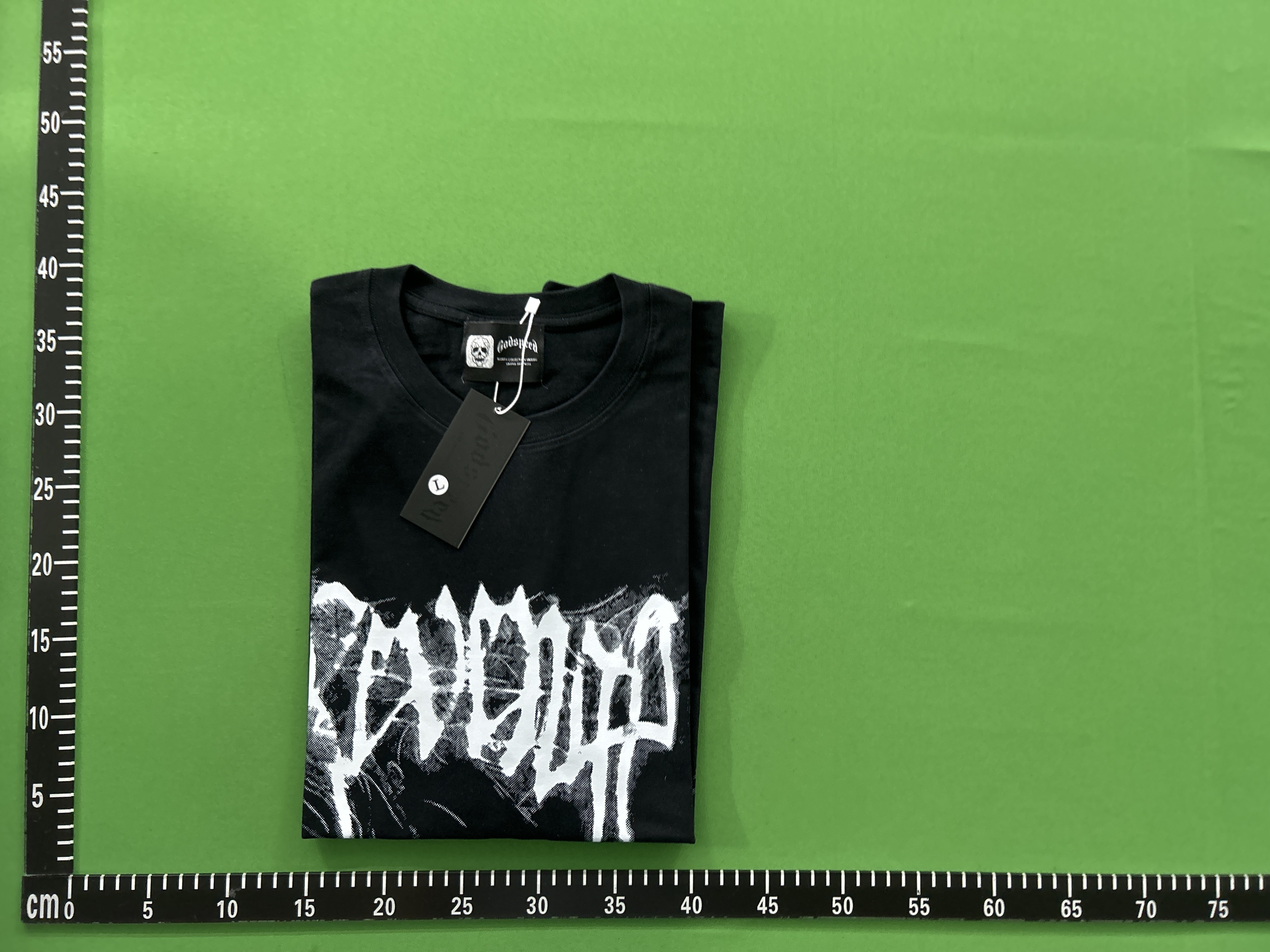 Foto QC 1 de Revenge Juice WRLD T-shirt Sketch Logo Black