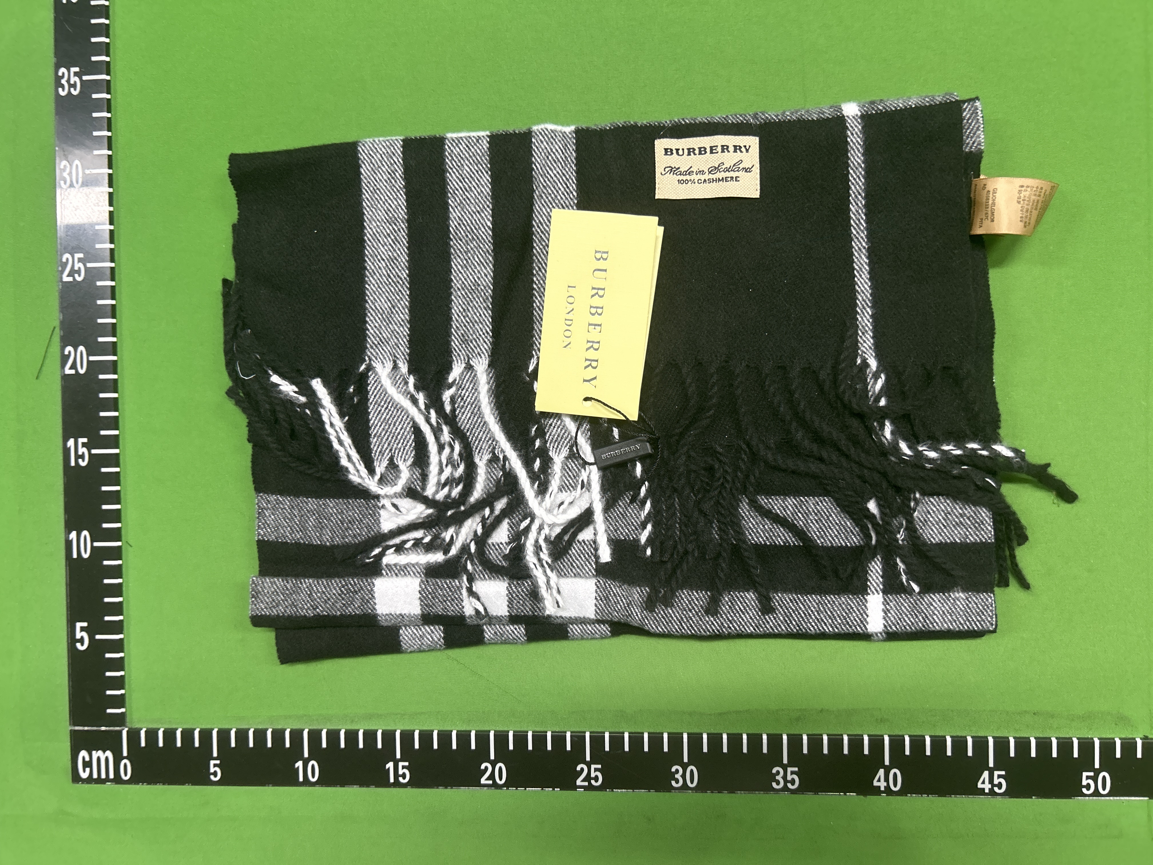Foto QC 1 de Burberry Scarf Check Light Blue