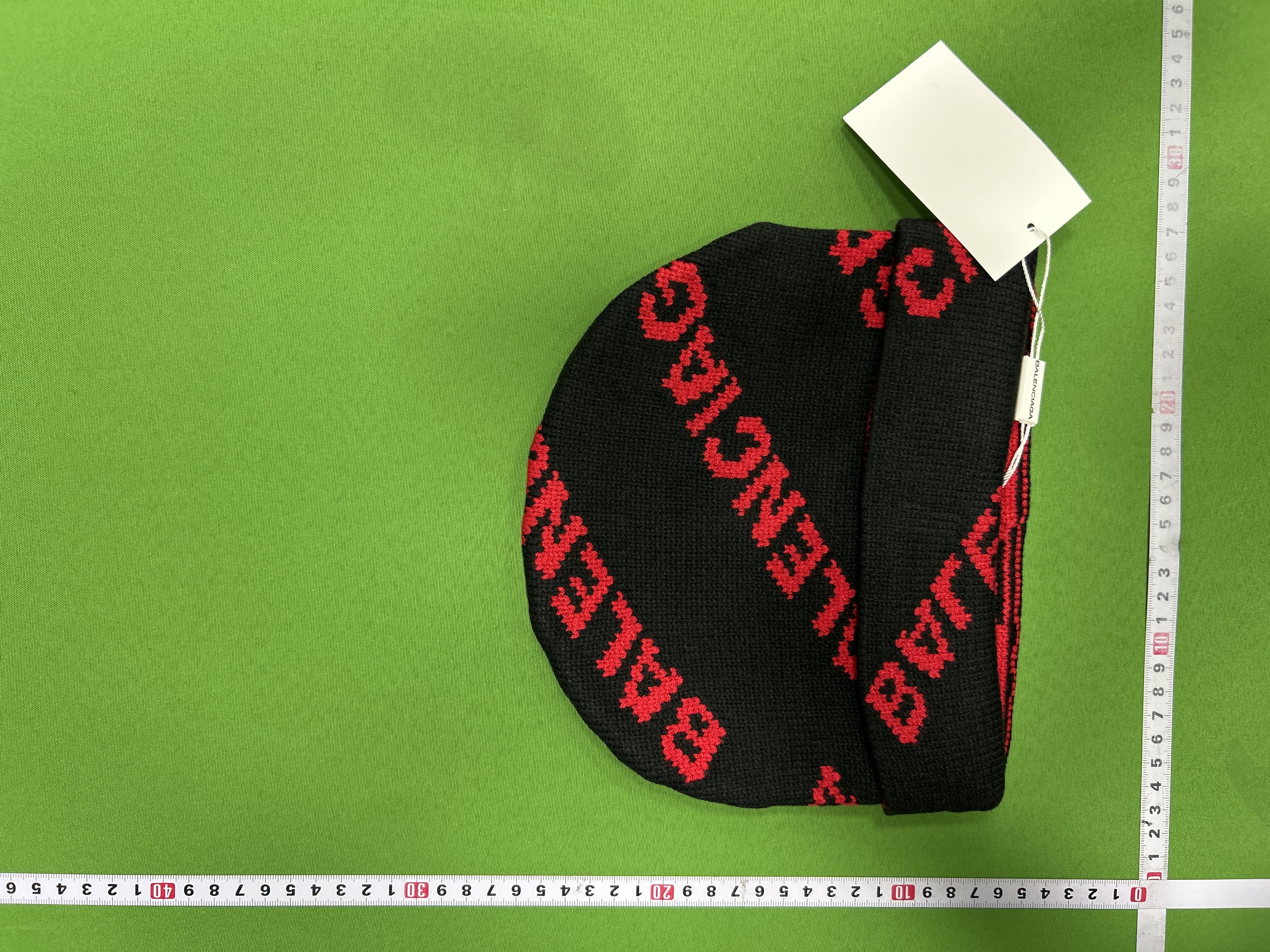 Foto QC 7 de Balenciaga Allover Logo Beanie Pink/Black