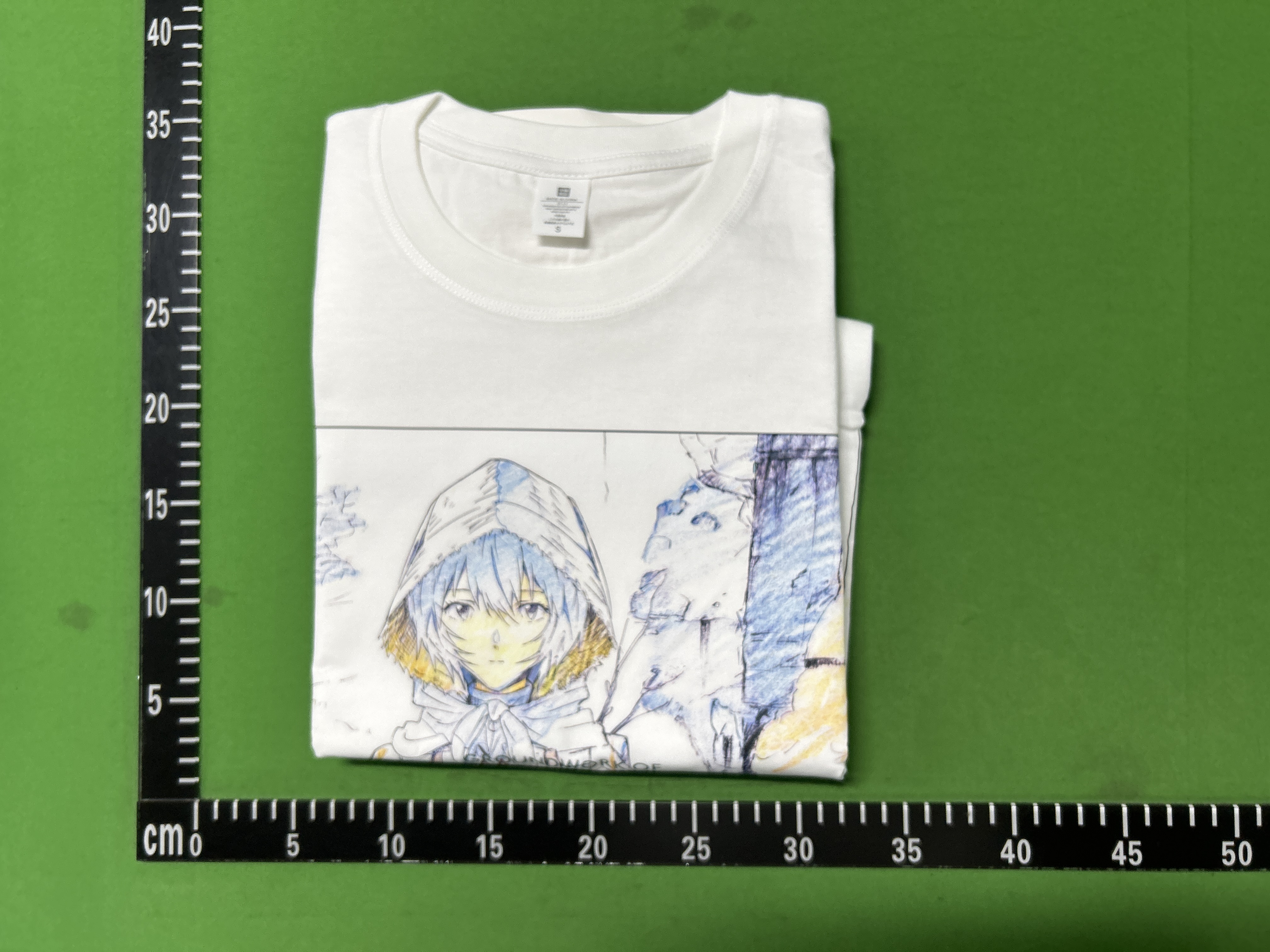 Foto QC 5 de Evangelion T-shirt Groundwork 3.0+1.0 Thrice Upon A Time Rei Ayanami White