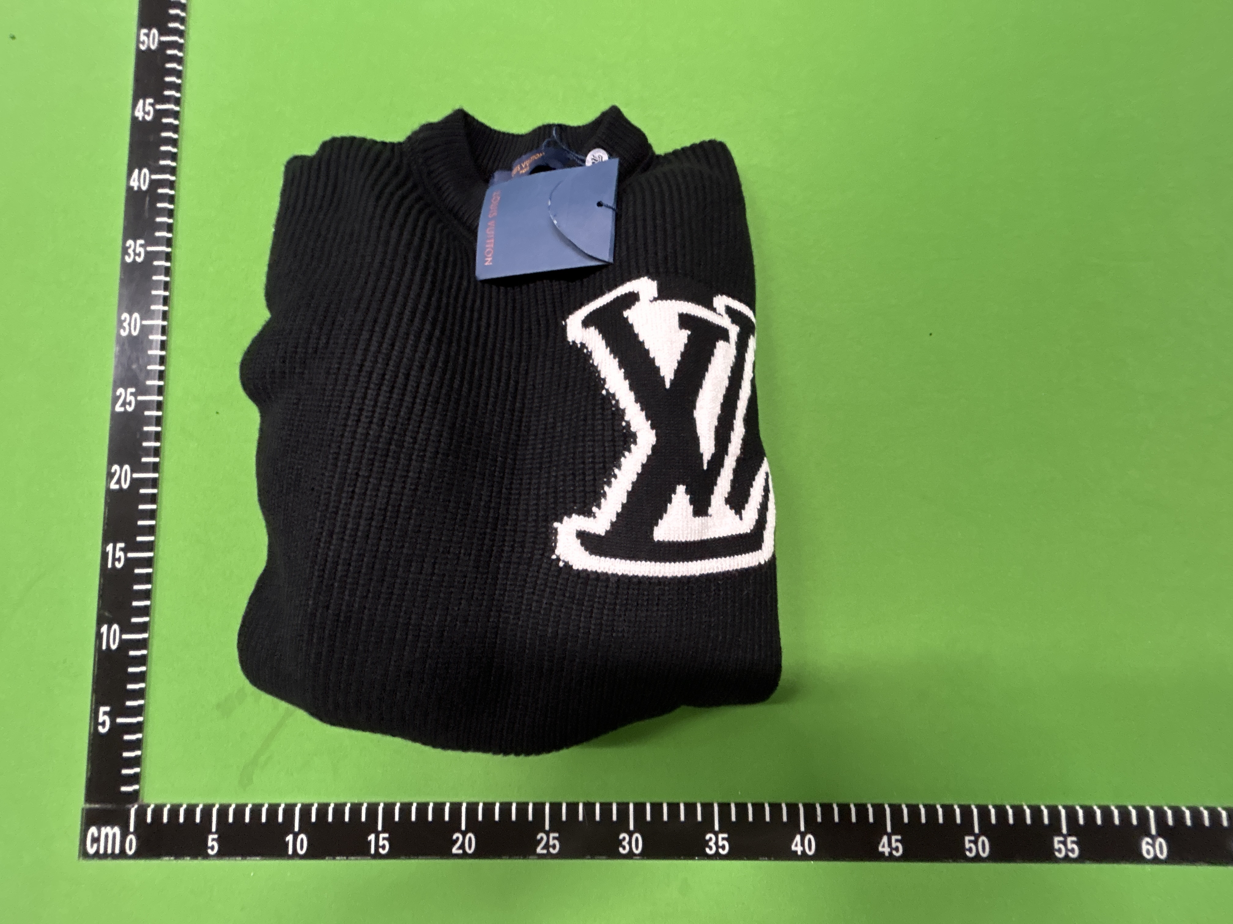 Foto QC 5 de Gucci Crewneck Sweater GG Jacquard White Black