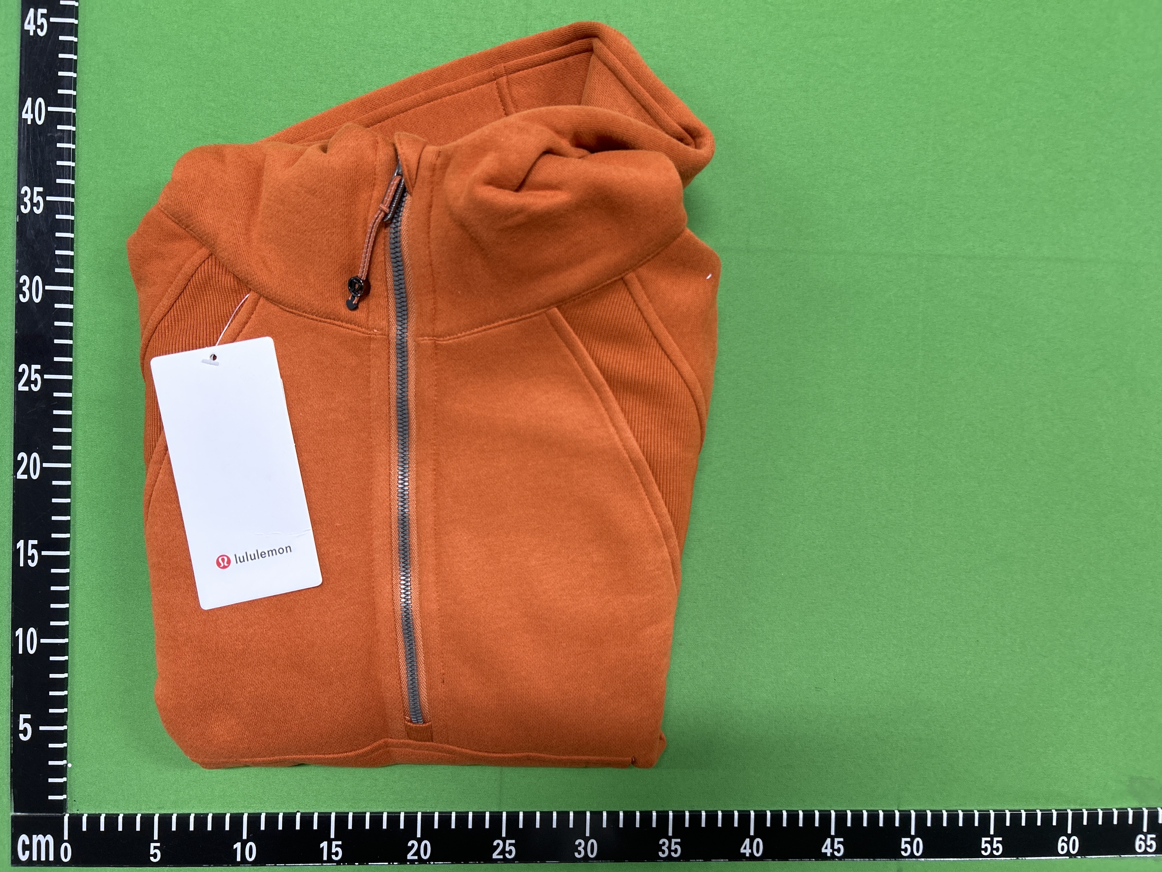 Foto QC 2 de Lululemon Scuba Sweatshirt Oversized Funnel Neck Half Zip Bone