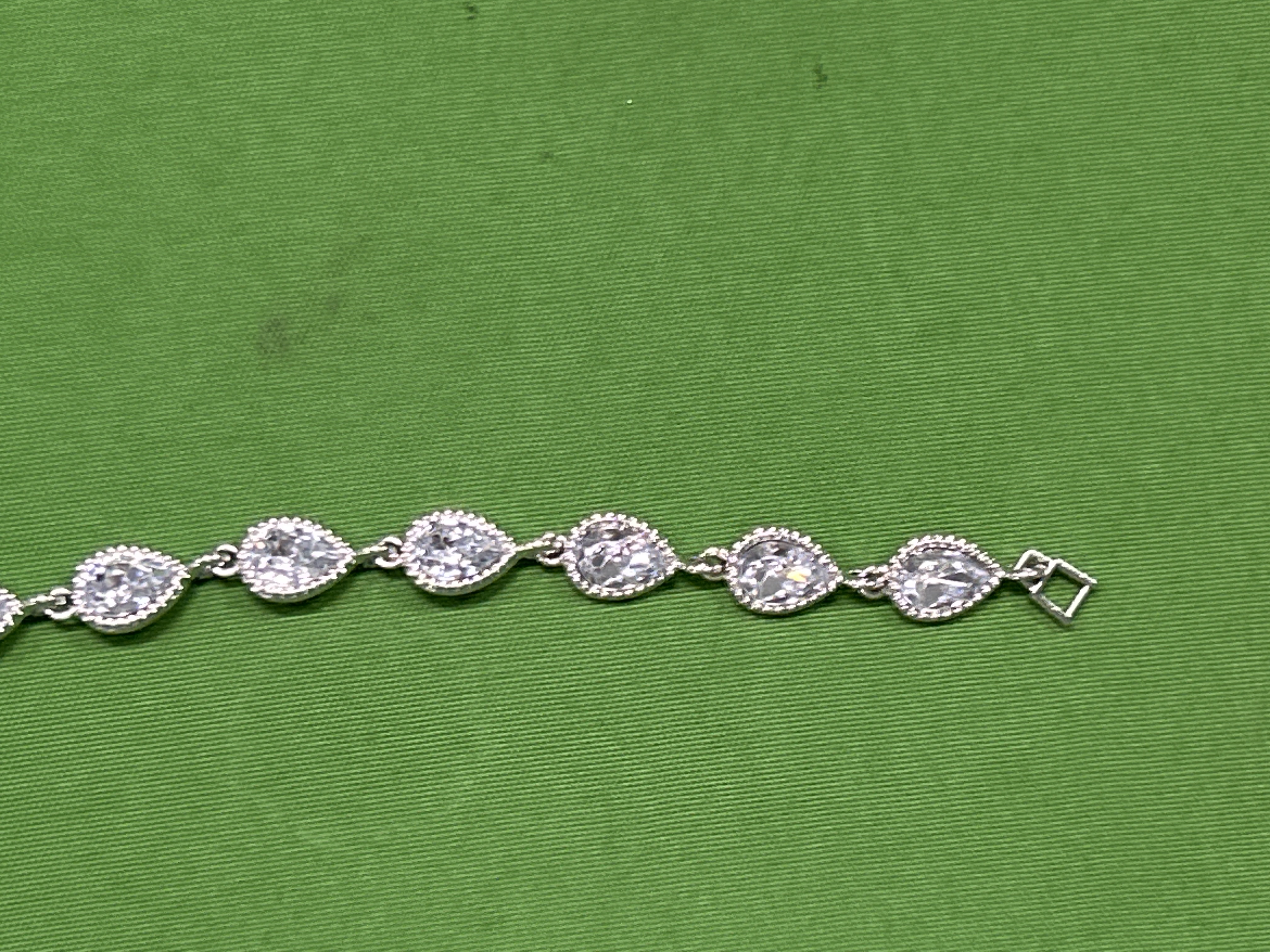 Foto QC 7 de Other Brand Bracelet Metal Rainbow Gemstone Multicolor